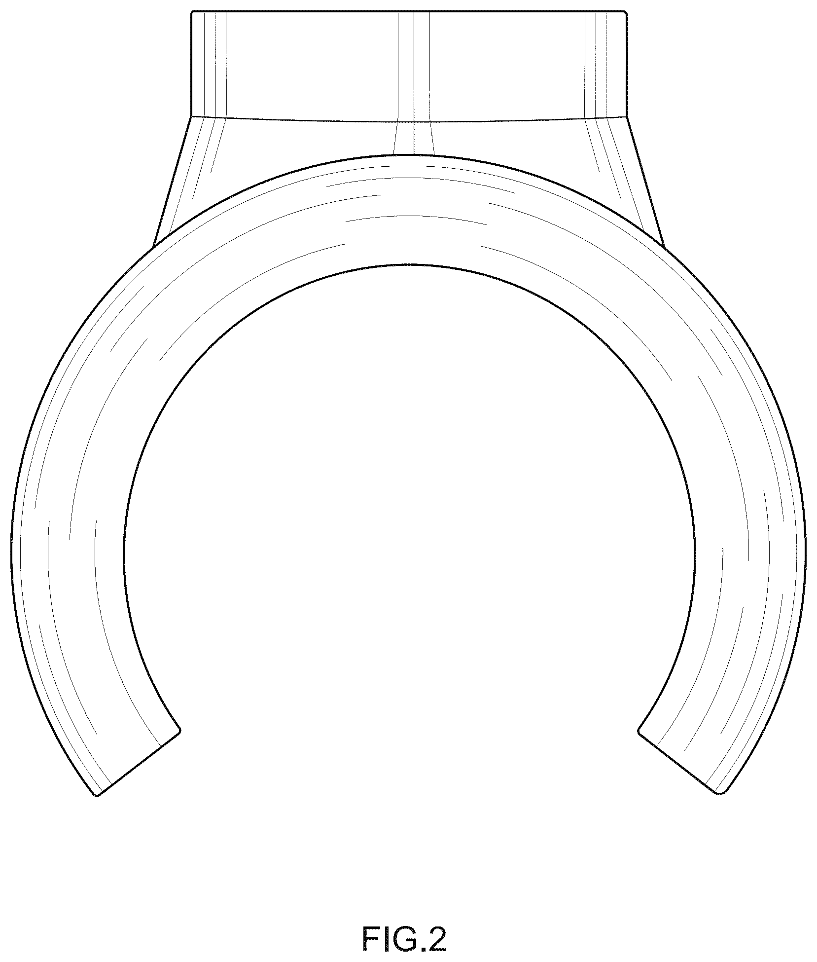 Patent USD1045309 Figure 2 – Clip for cabinet door drying rack