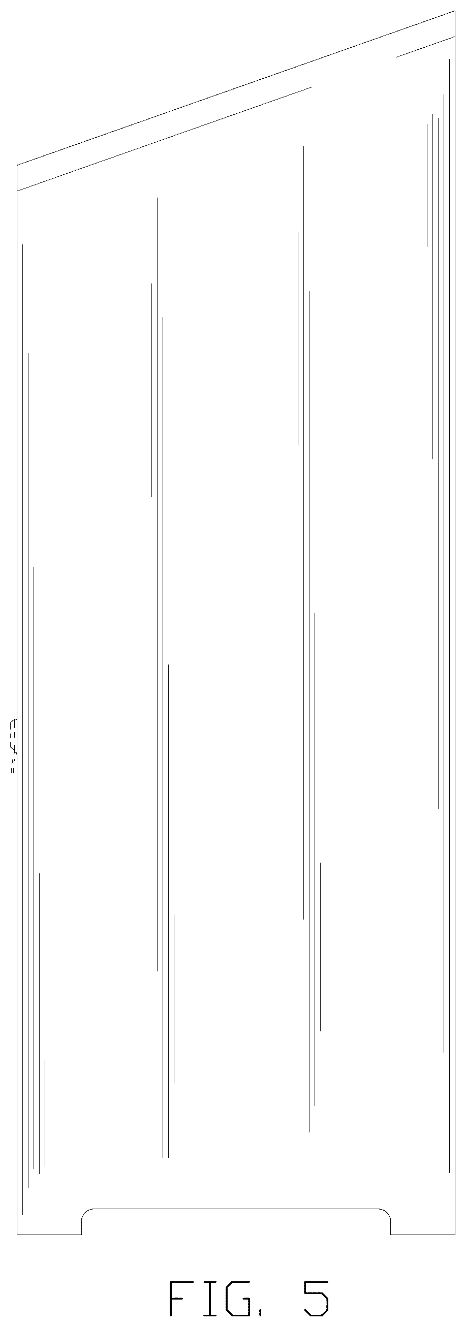 Patent USD1045312 Figure 5 – Street litter bin