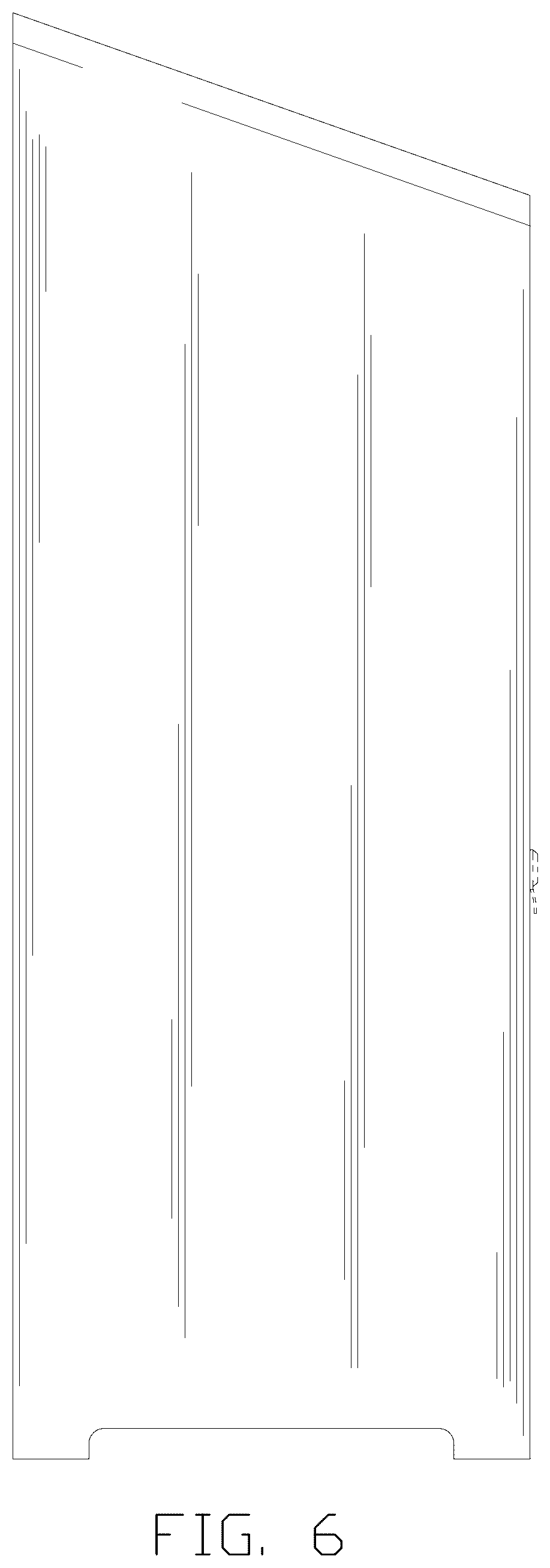 Patent USD1045312 Figure 6 – Street litter bin
