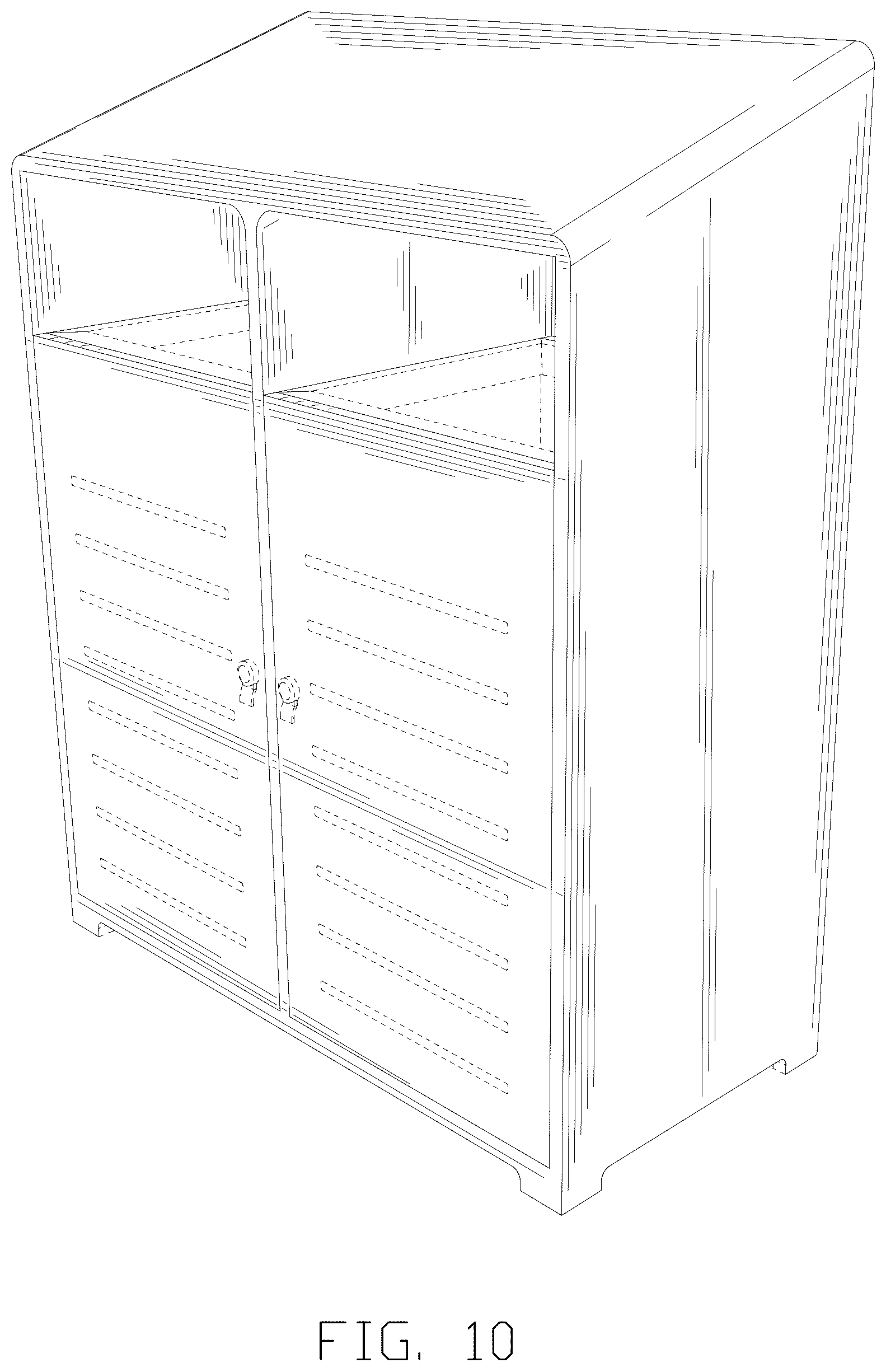 Patent USD1045312 Figure 10 – Street litter bin