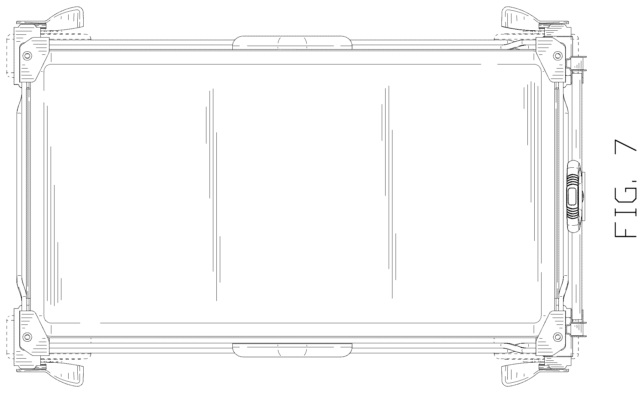 Patent USD1045313 Figure 7 – Folding trolley frame
