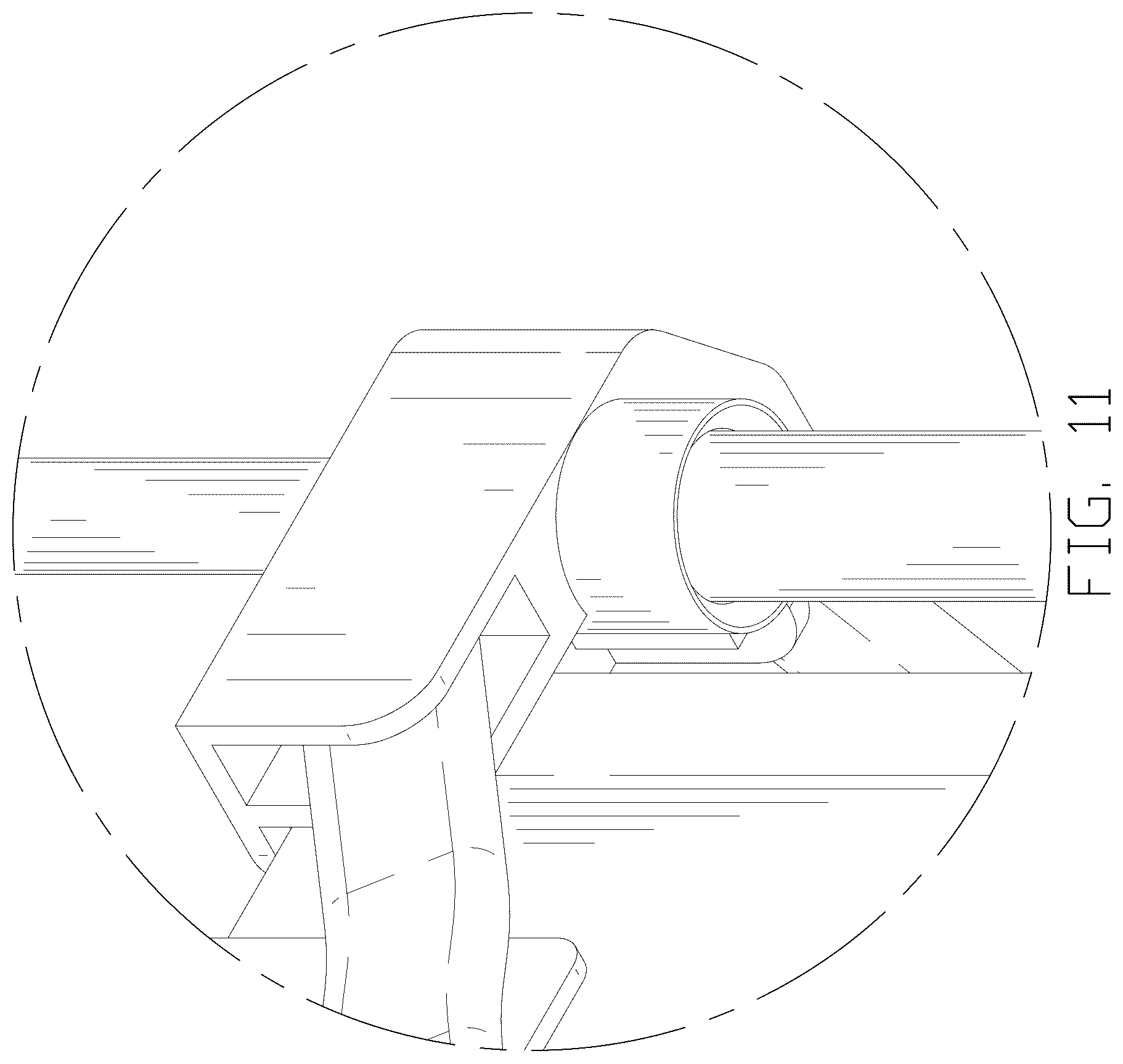Patent USD1045313 Figure 11 – Folding trolley frame