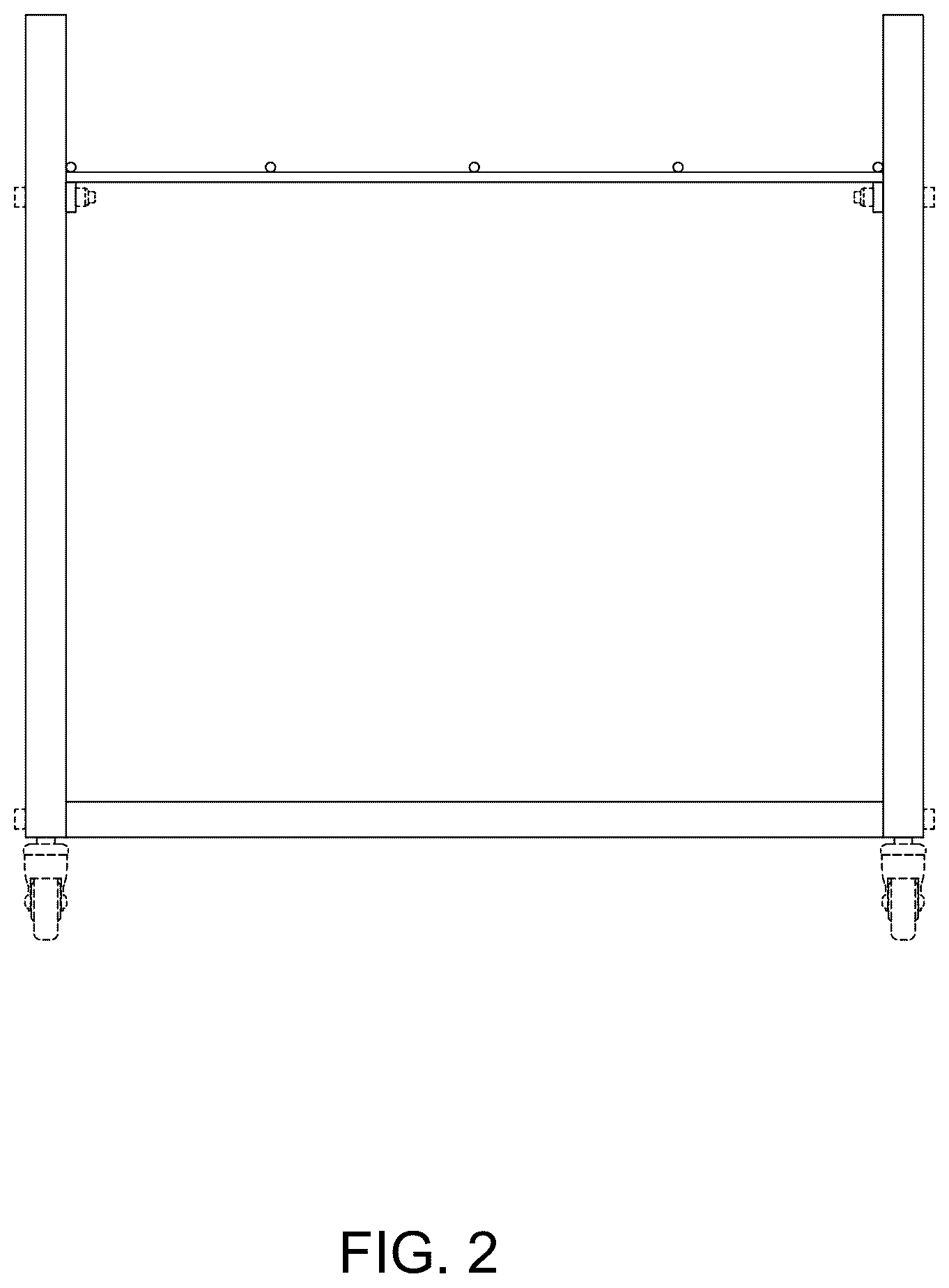 Patent USD1045314 Figure 2 – Roll file holder