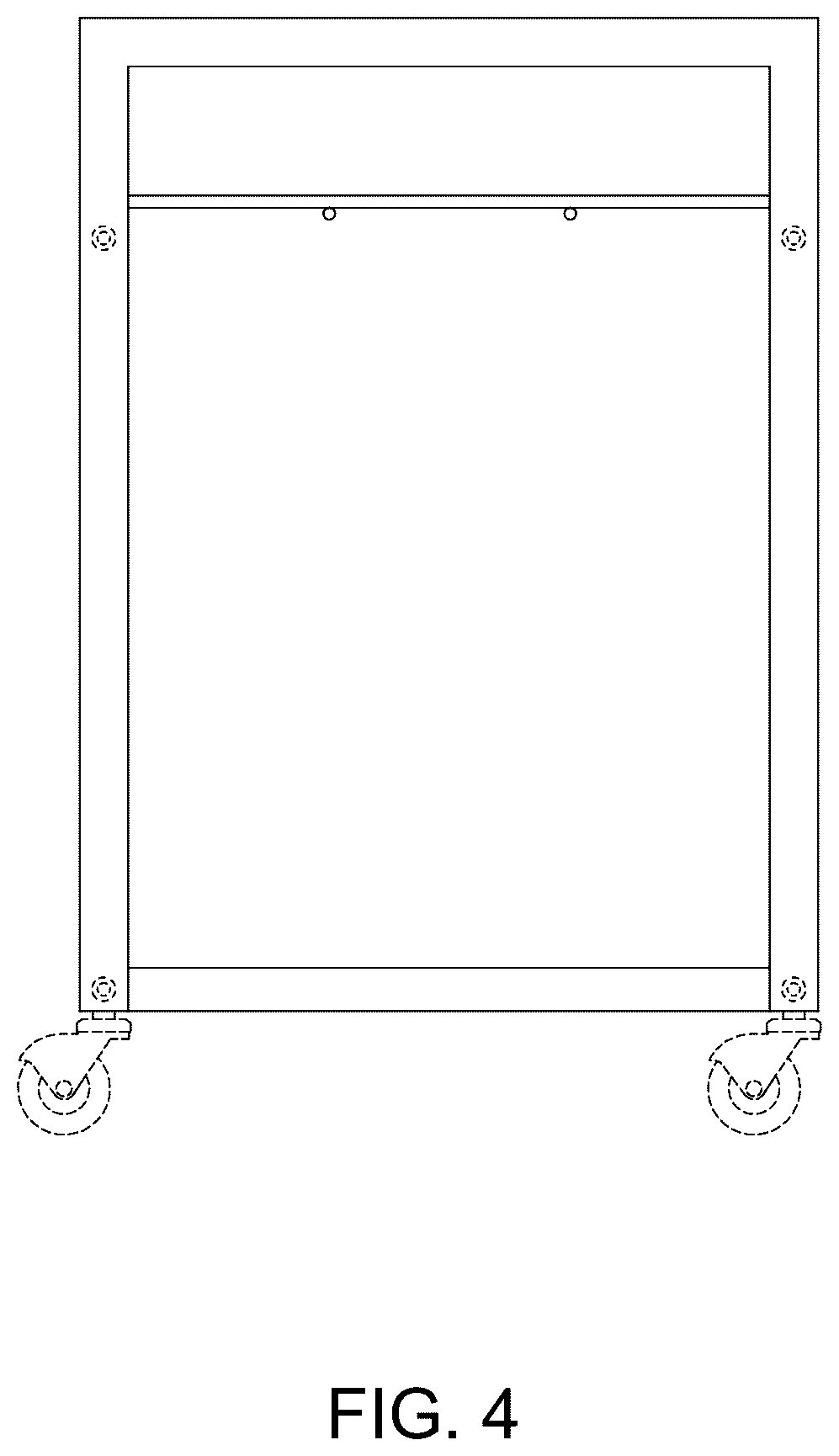 Patent USD1045314 Figure 4 – Roll file holder