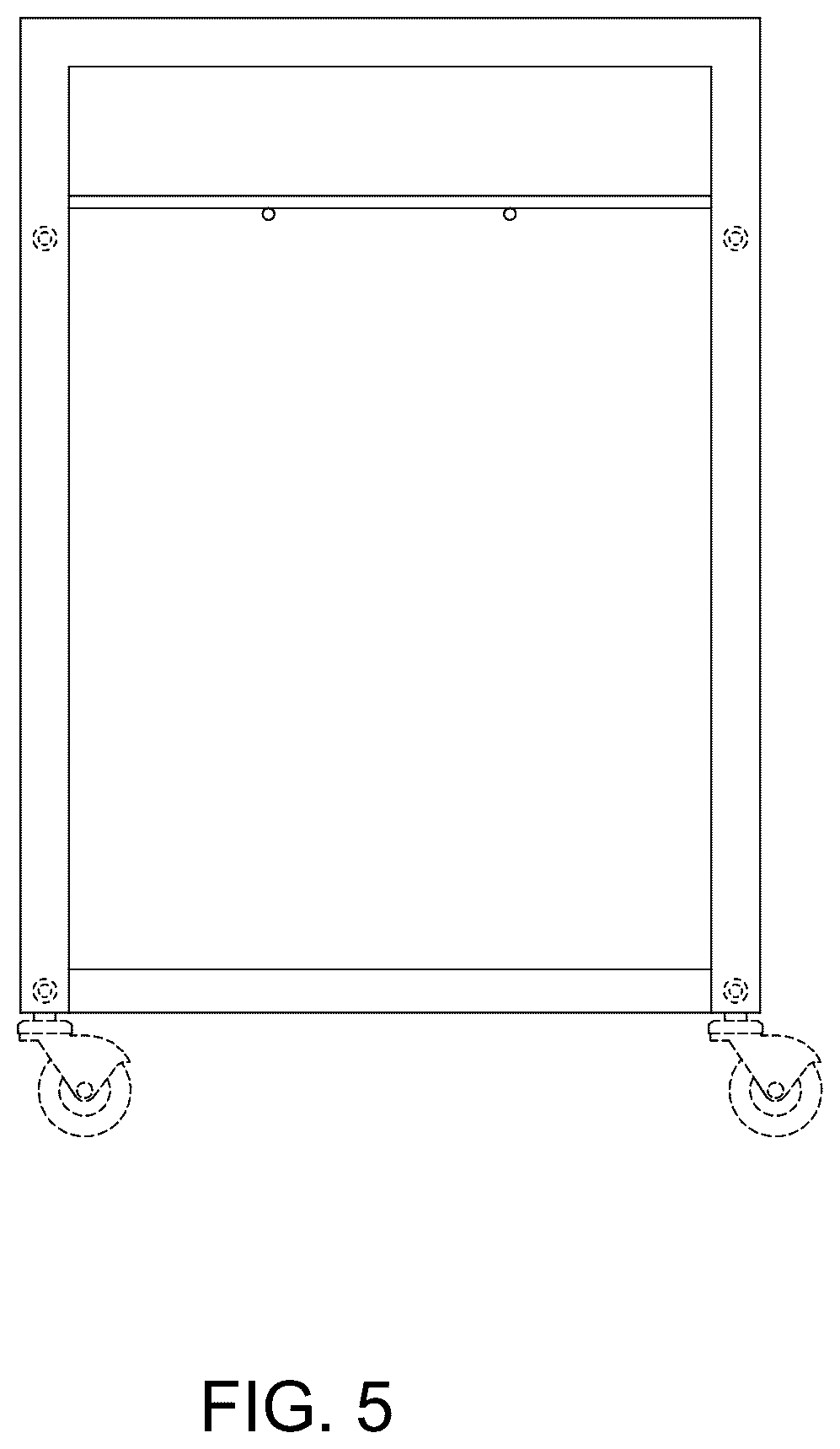 Patent USD1045314 Figure 5 – Roll file holder