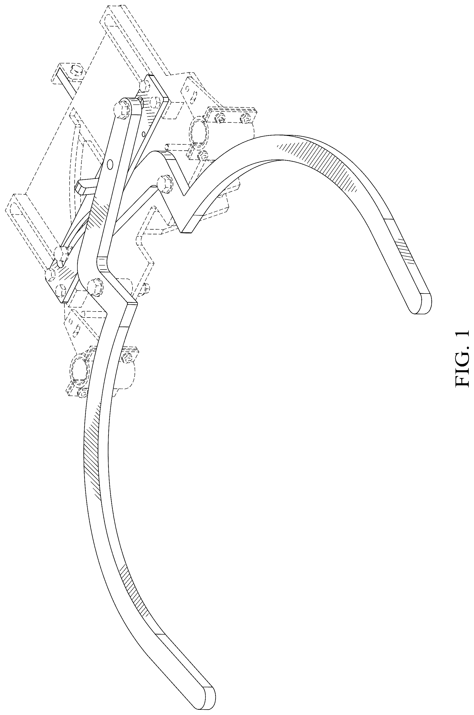 Patent USD1045315 Figure 1 – Clasping stability device