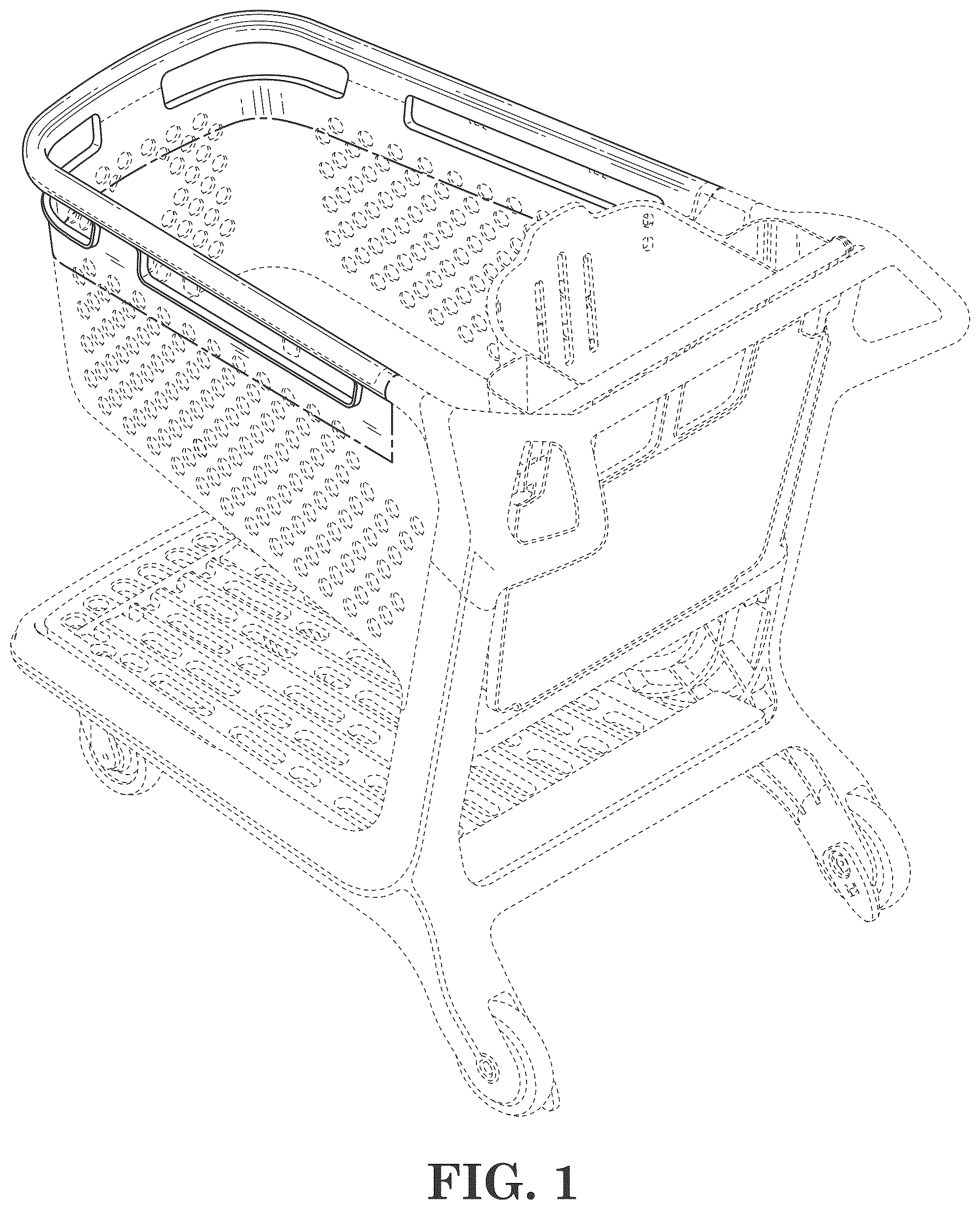Patent USD1045316 Figure 1 – Shopping cart