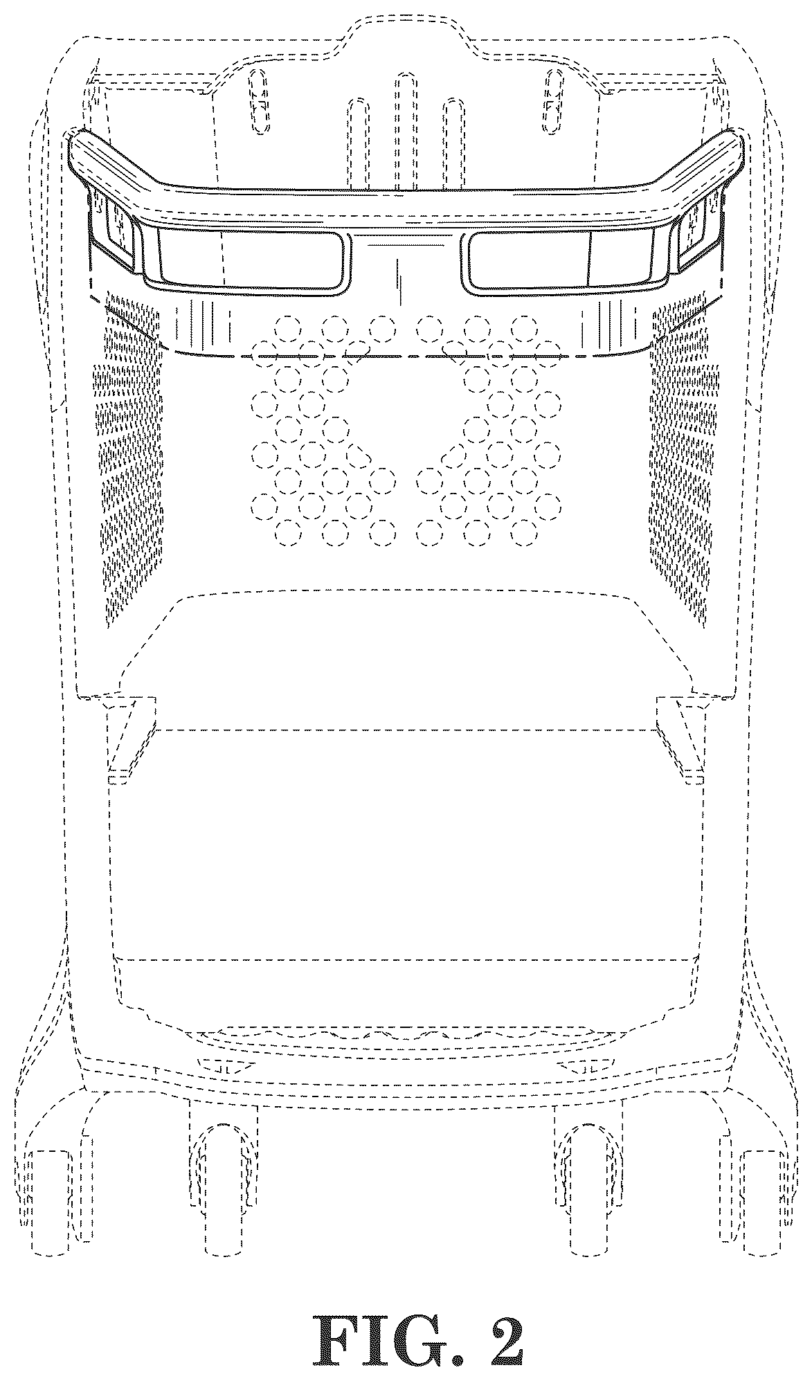 Patent USD1045316 Figure 2 – Shopping cart