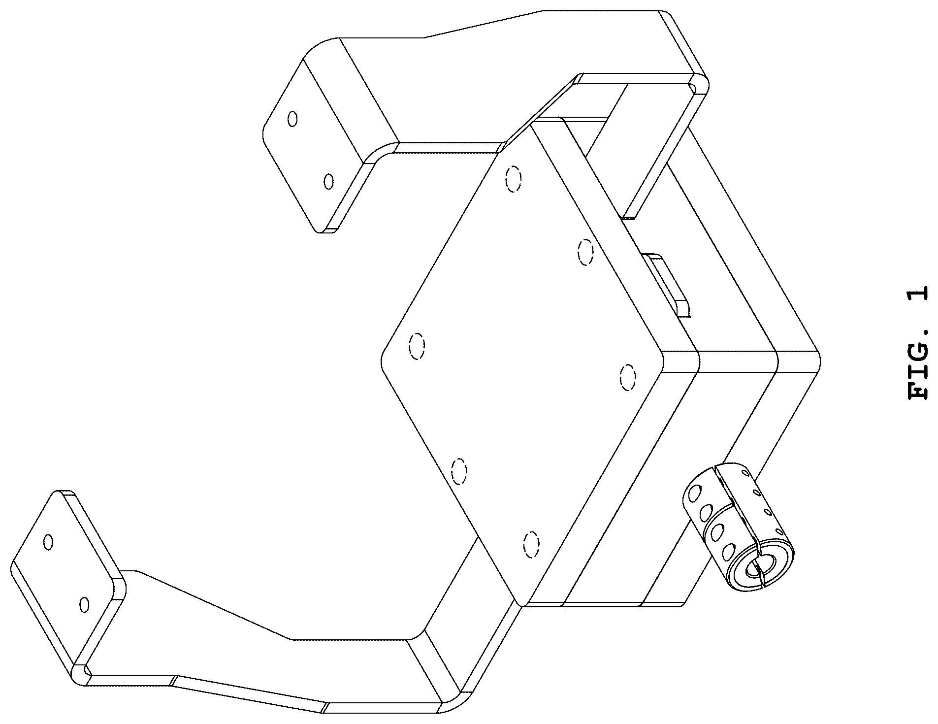 Patent USD1045318 Figure 1 – Conveyor width adjuster