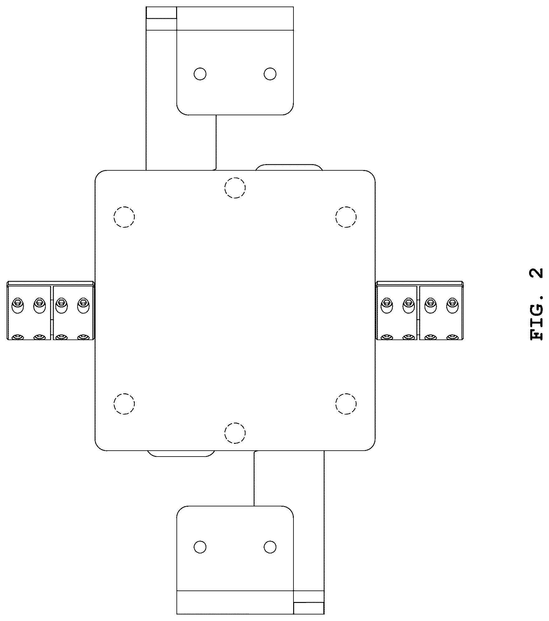 Patent USD1045318 Figure 2 – Conveyor width adjuster