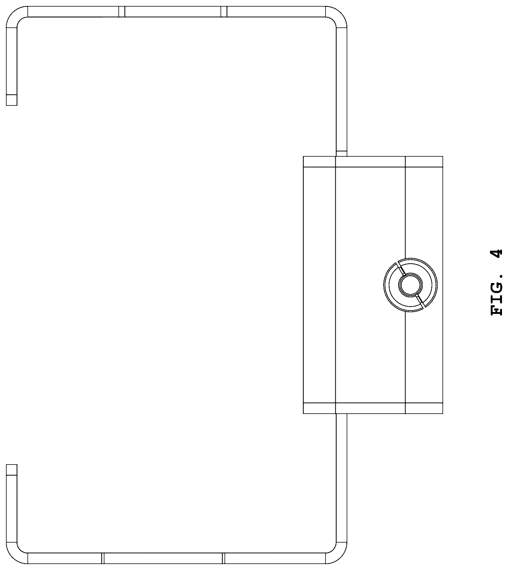 Patent USD1045318 Figure 4 – Conveyor width adjuster