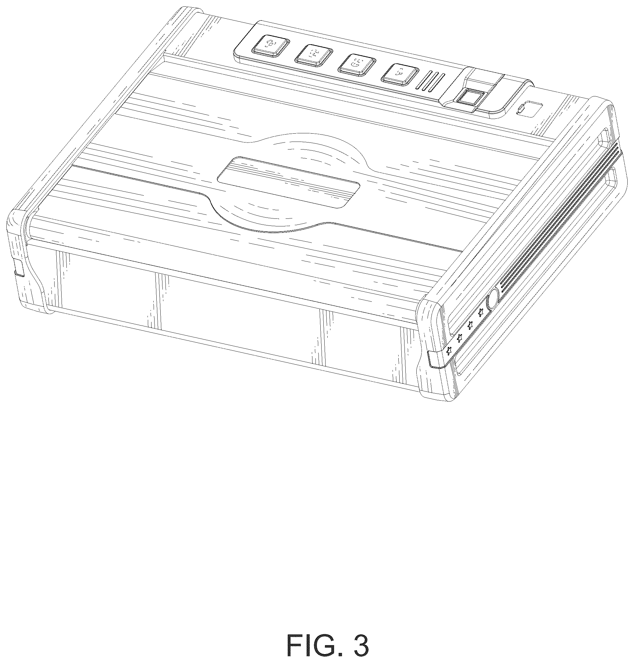 Patent USD1045319 Figure 3 – Pistol safe