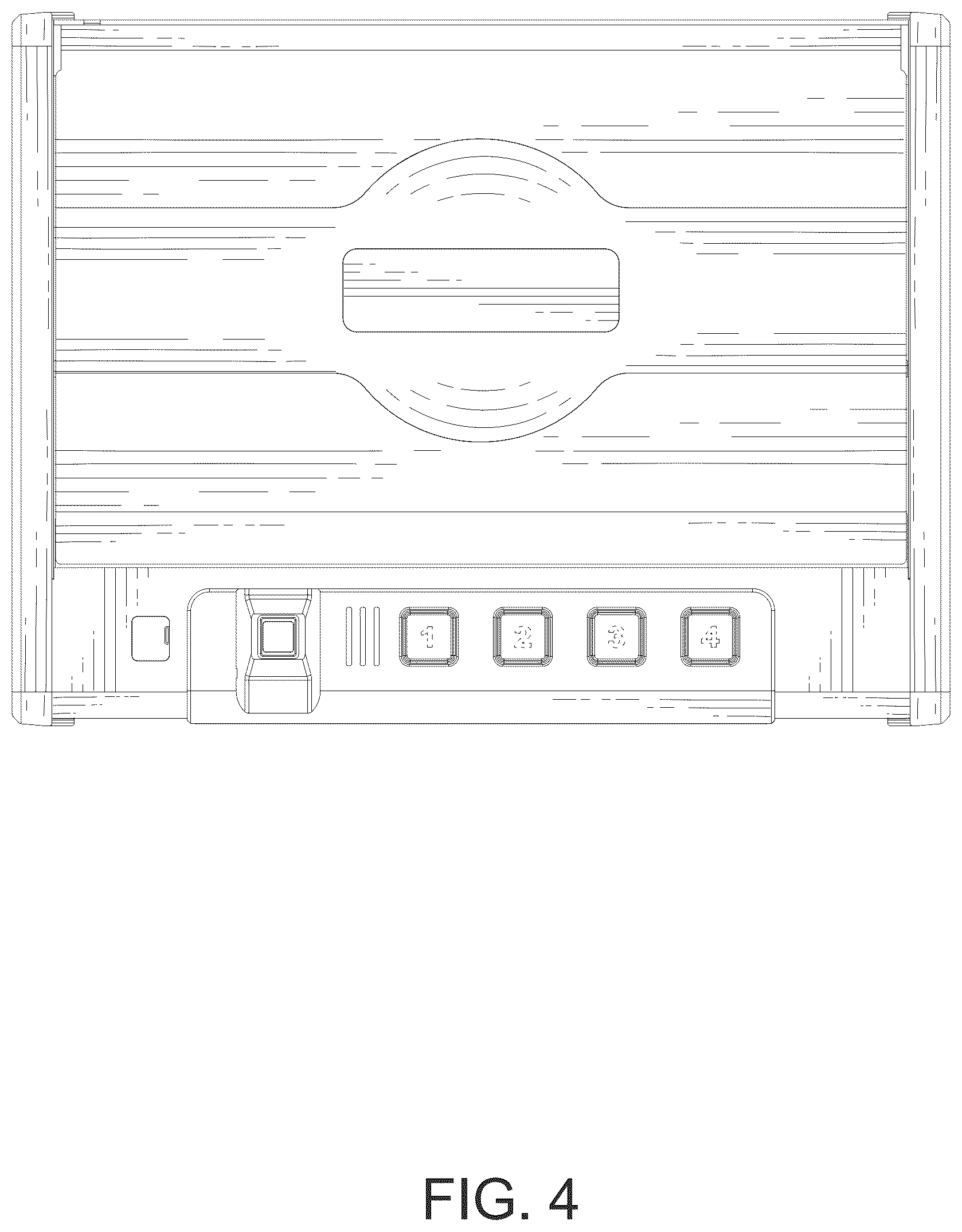 Patent USD1045319 Figure 4 – Pistol safe