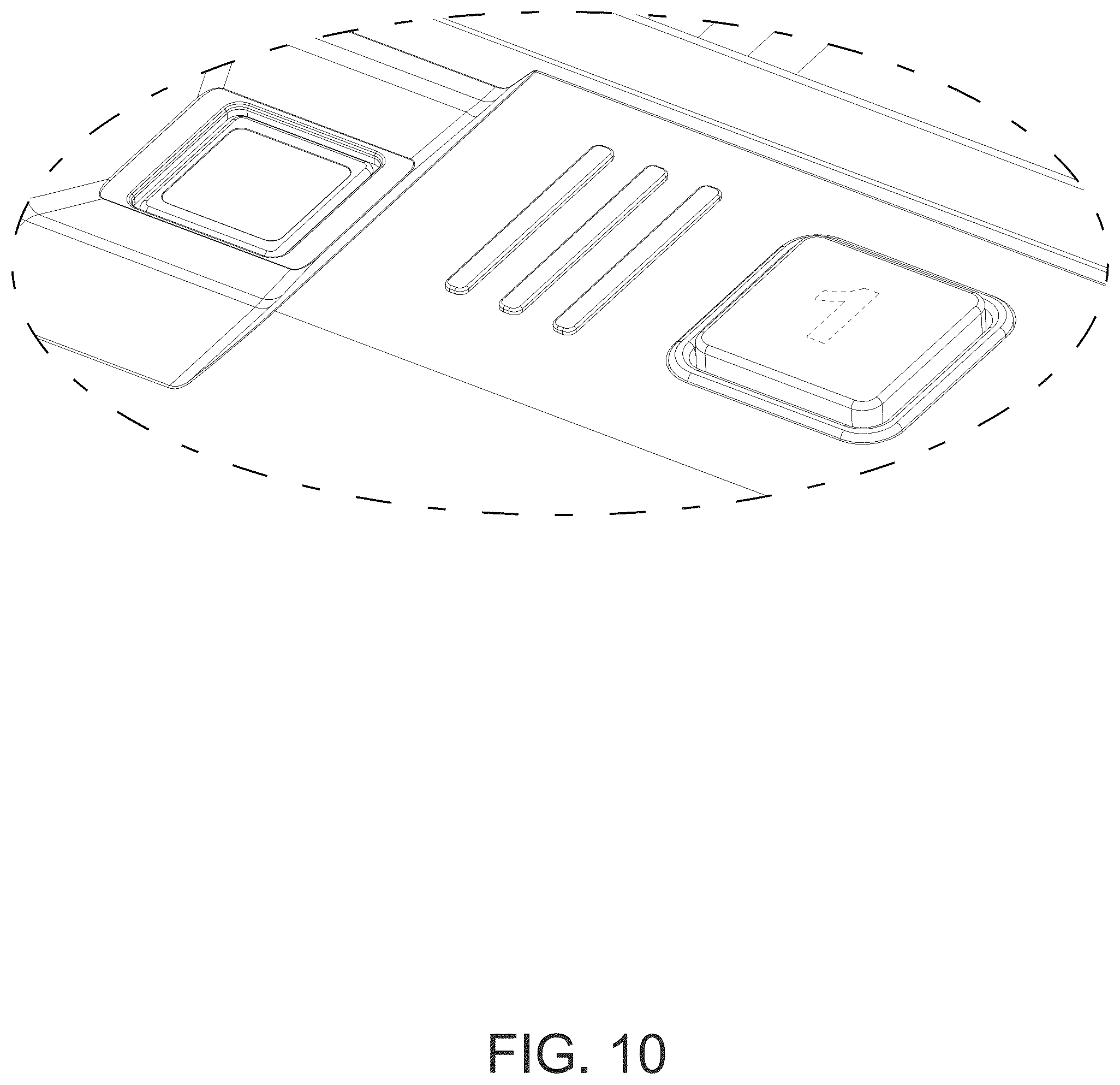 Patent USD1045319 Figure 10 – Pistol safe