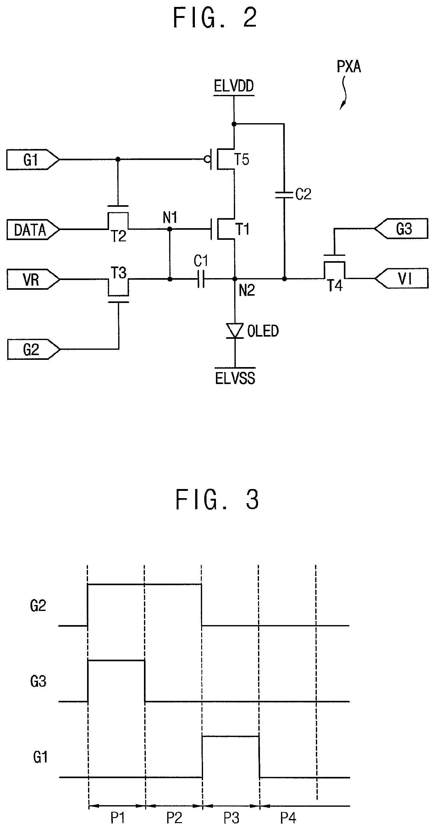 Patent USRE050143 Figure 2 – Pixel and display device including the same