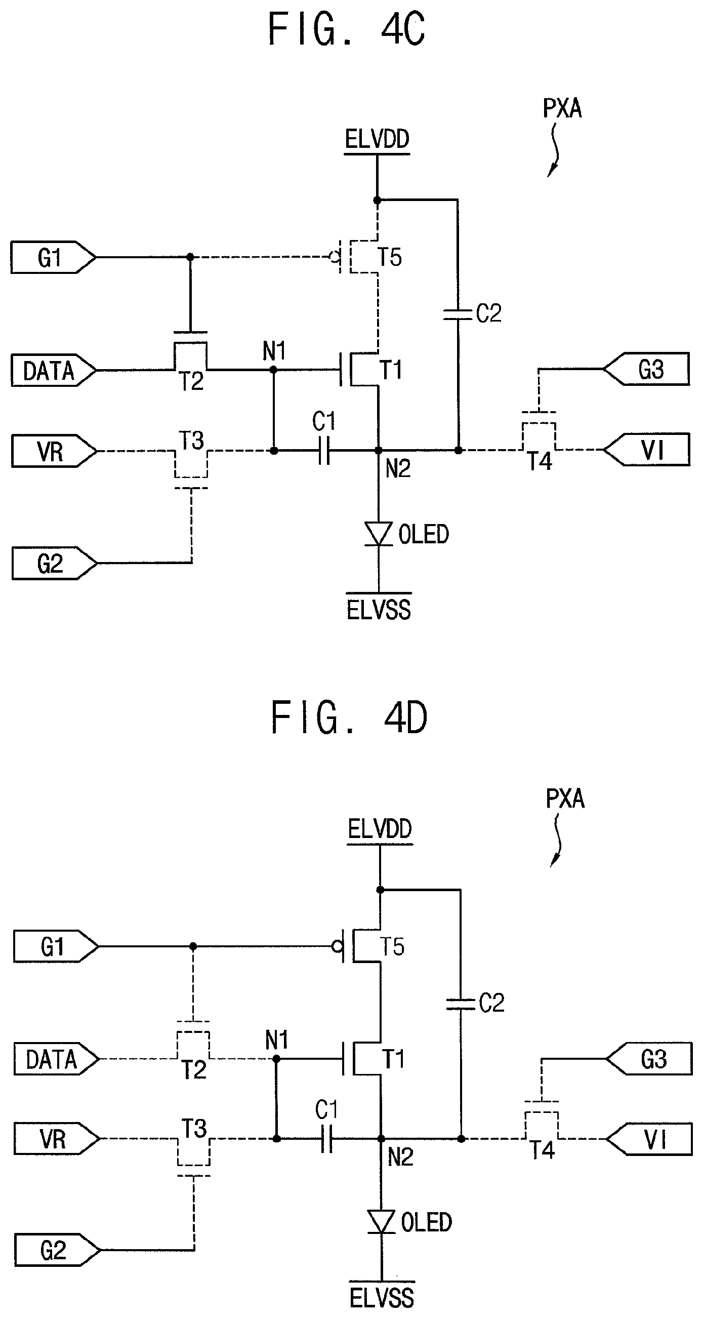 Patent USRE050143 Figure 4 – Pixel and display device including the same
