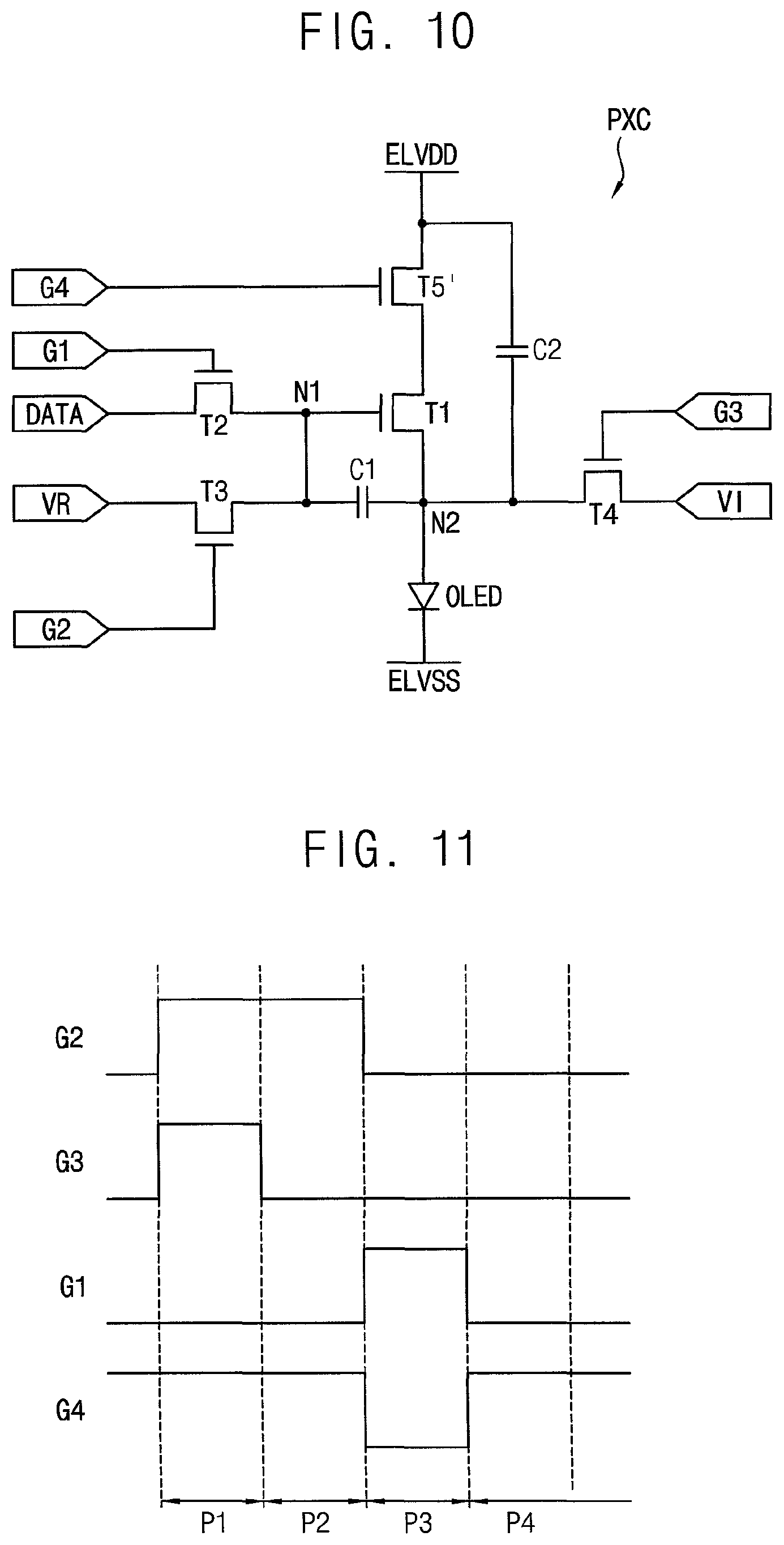 Patent USRE050143 Figure 10 – Pixel and display device including the same