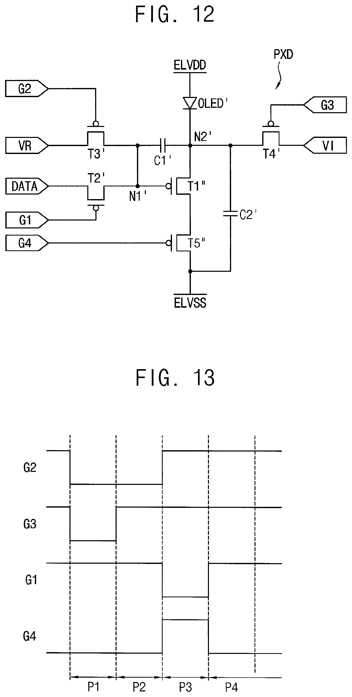 Patent USRE050143 Figure 11 – Pixel and display device including the same