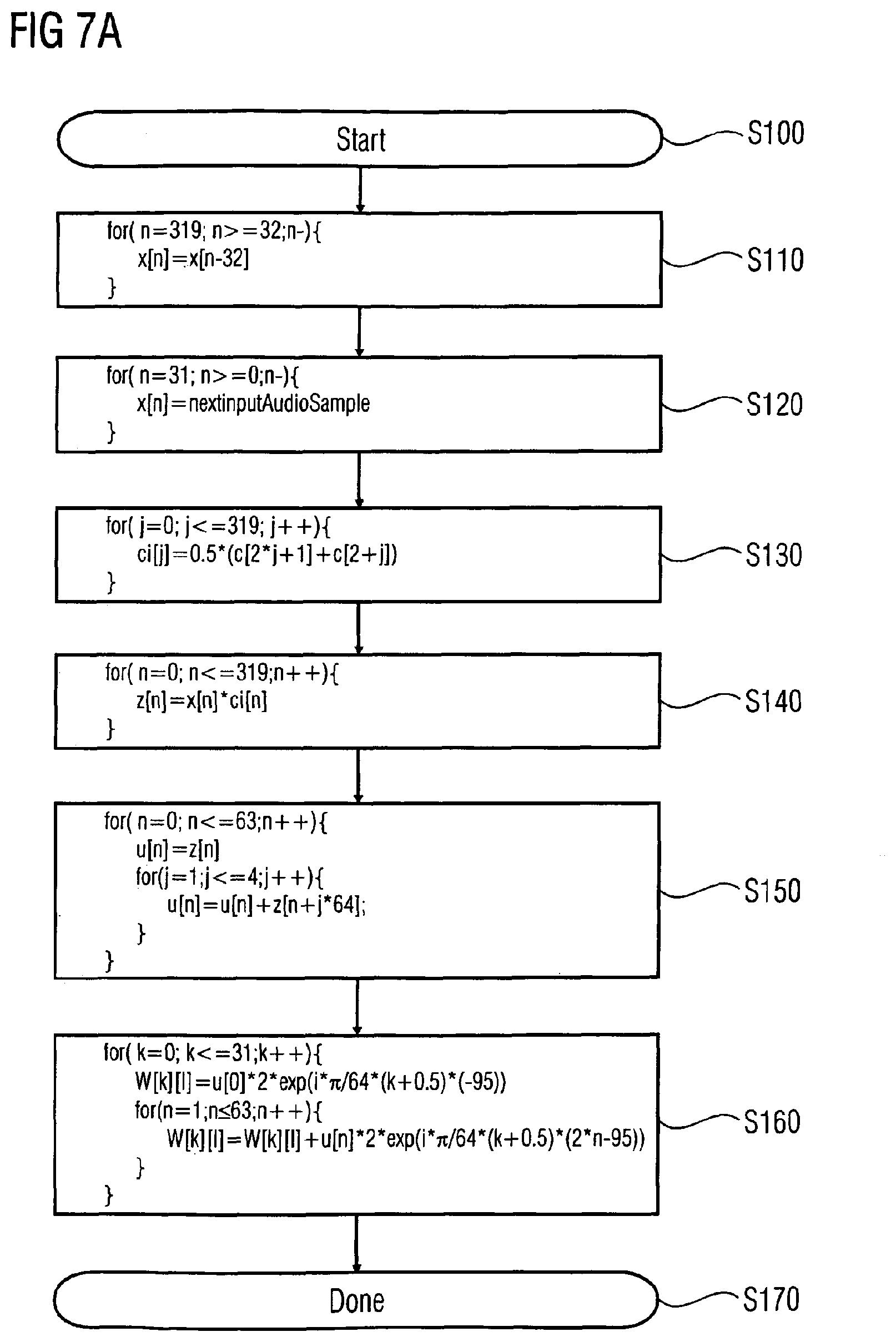 Patent USRE050144 Figure 8 – Apparatus and method for generating audio subband values and apparatus and method for generating time-domain audio samples