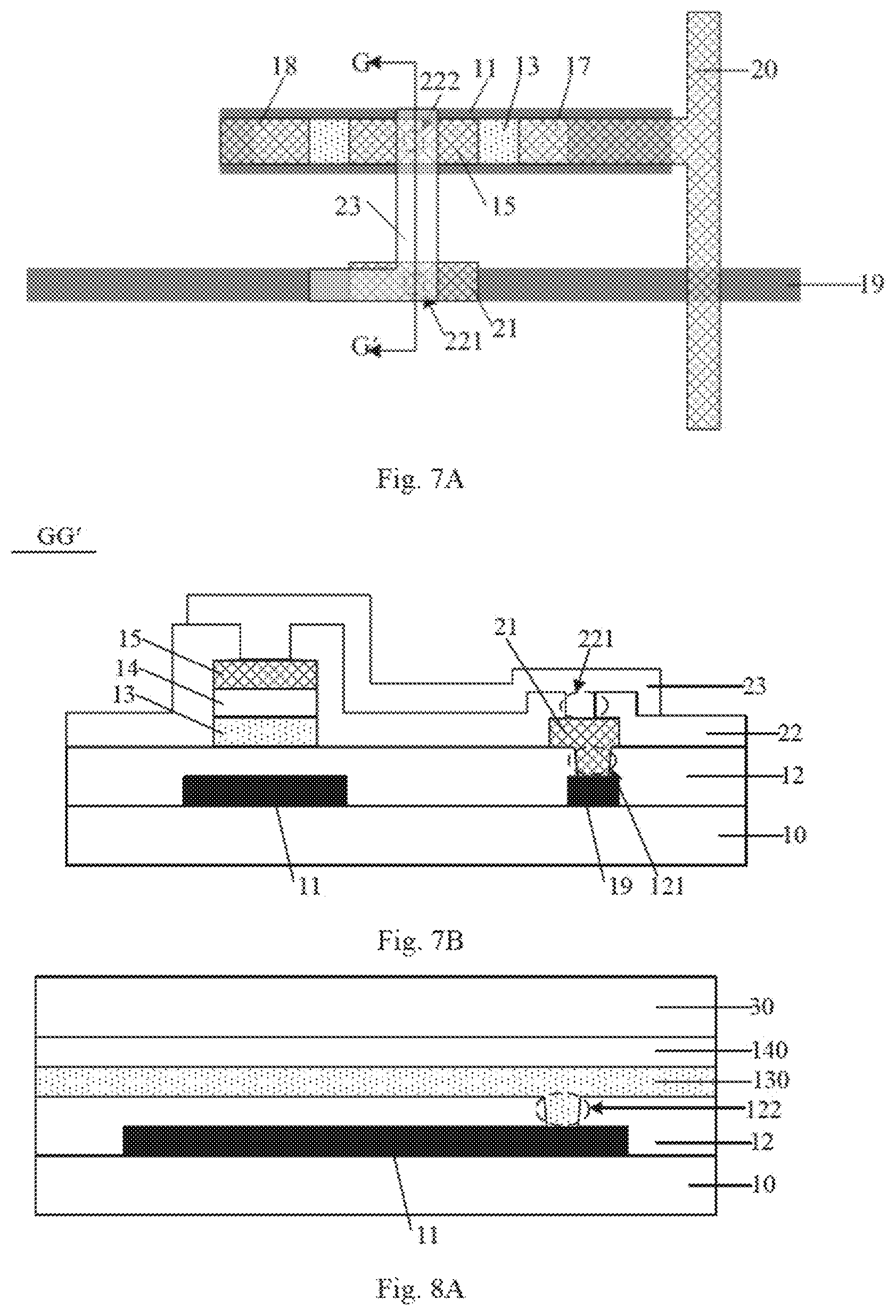 Patent USRE050145 Figure 7 – Array substrate and manufacturing method thereof, display panel and display device