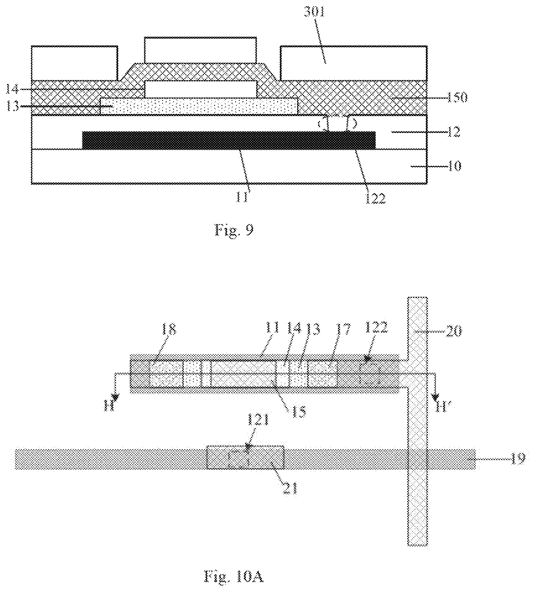 Patent USRE050145 Figure 9 – Array substrate and manufacturing method thereof, display panel and display device