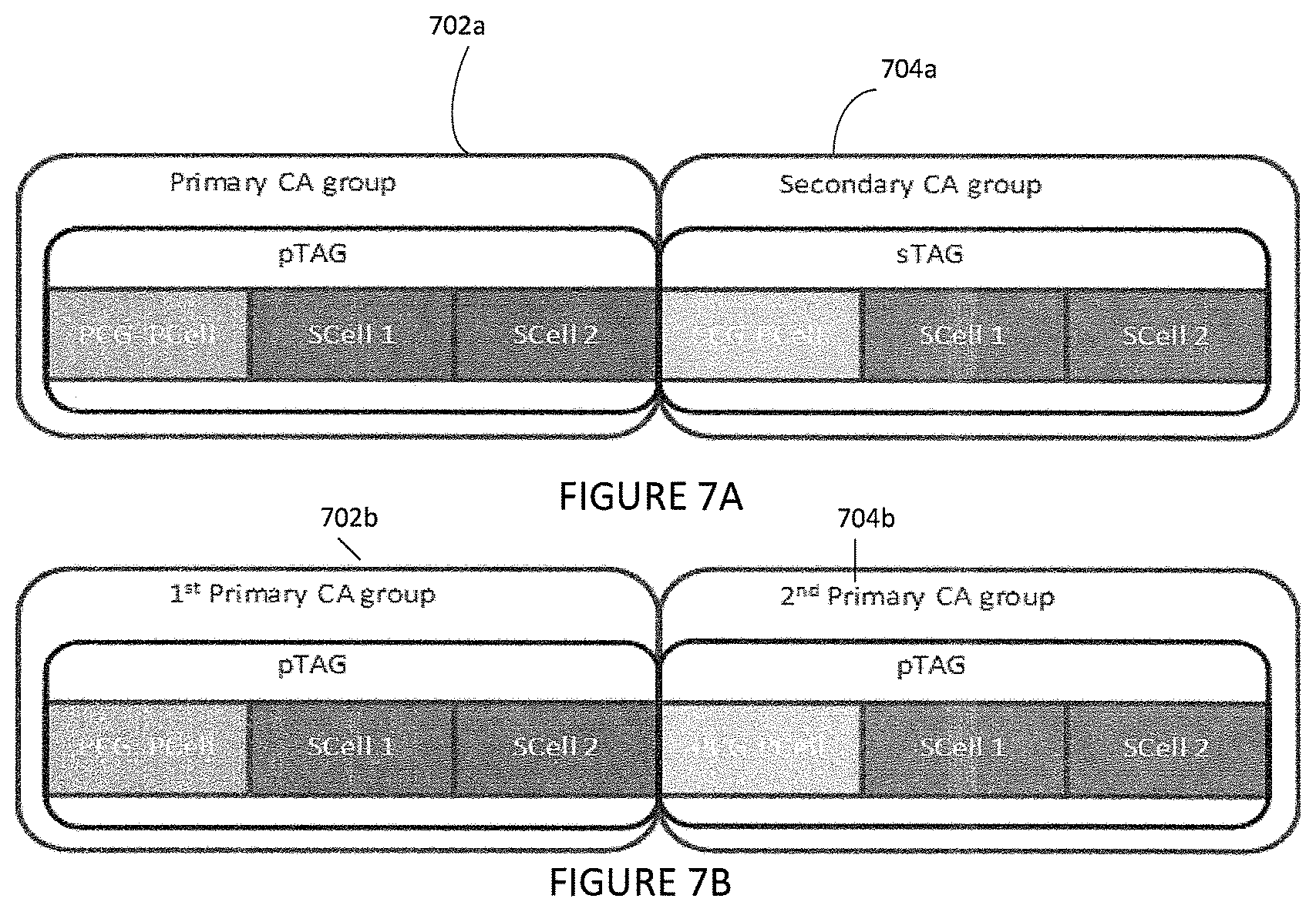 Patent USRE050147 Figure 7 – Uplink control information transmissions/receptions in wireless networks