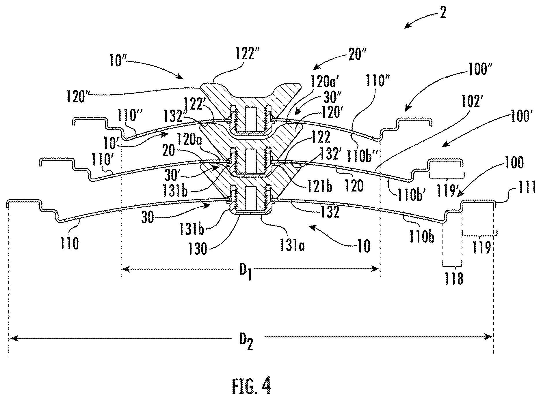Patent USRE050150 Figure 4 – Lid and knob configured for stacking