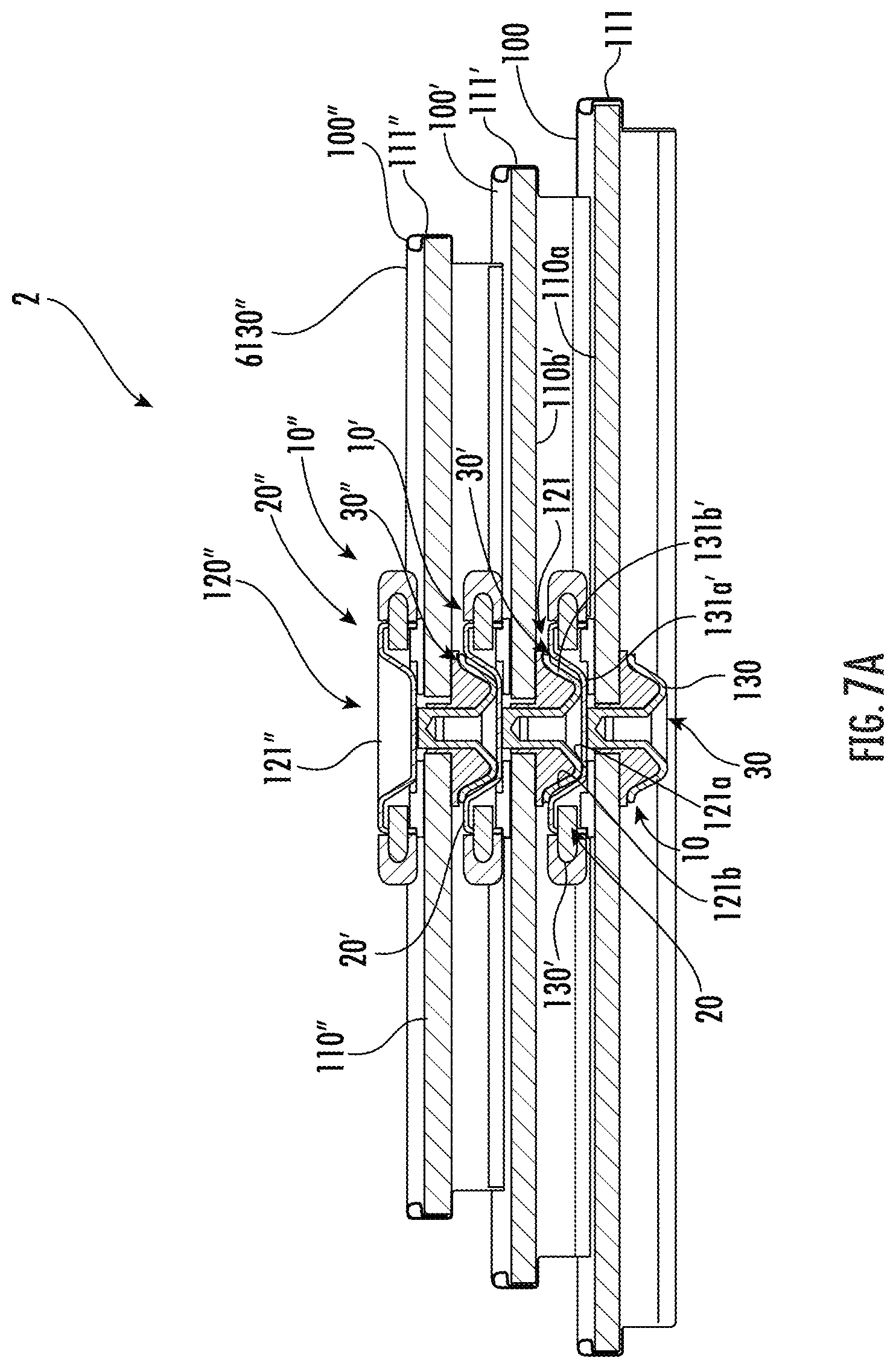Patent USRE050150 Figure 7 – Lid and knob configured for stacking