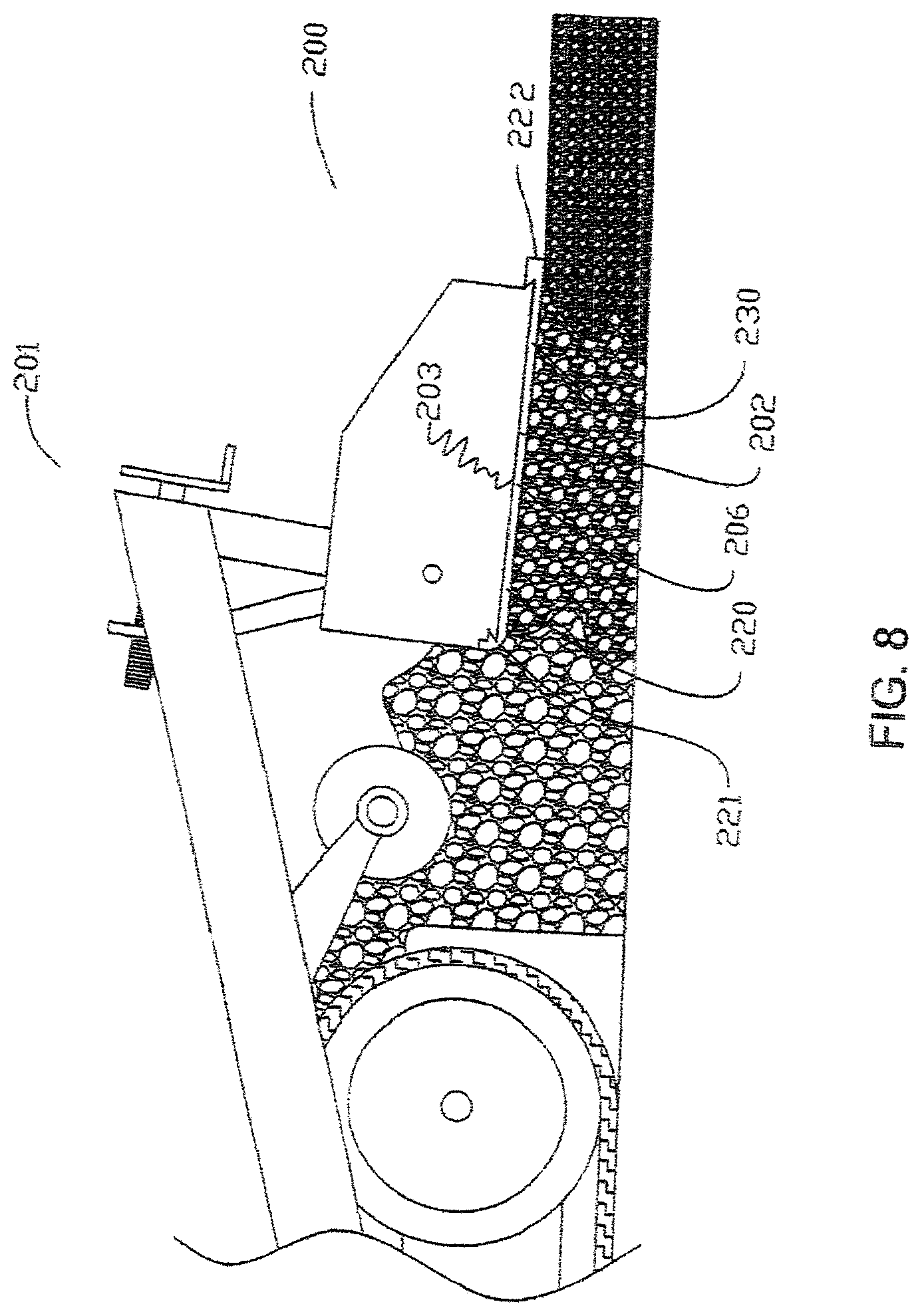 Patent USRE050152 Figure 8 – Modular screed plate assembly and method of assembling a screed plate