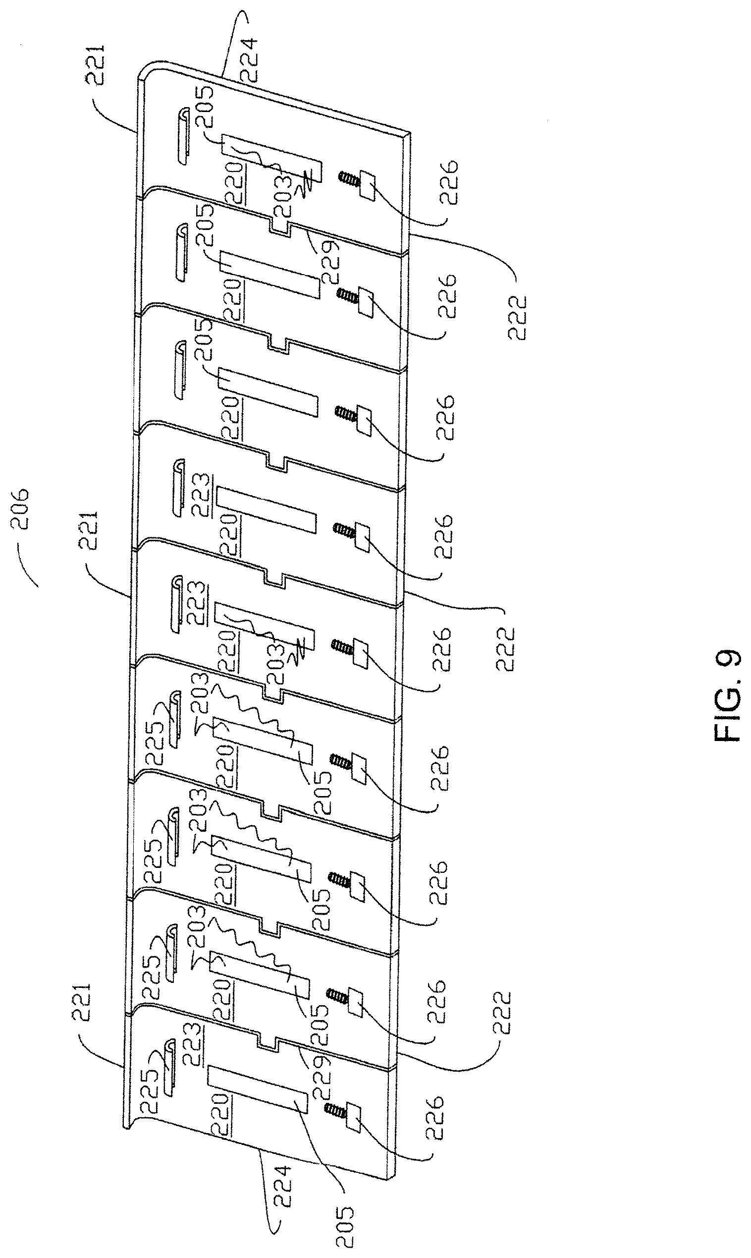 Patent USRE050152 Figure 9 – Modular screed plate assembly and method of assembling a screed plate