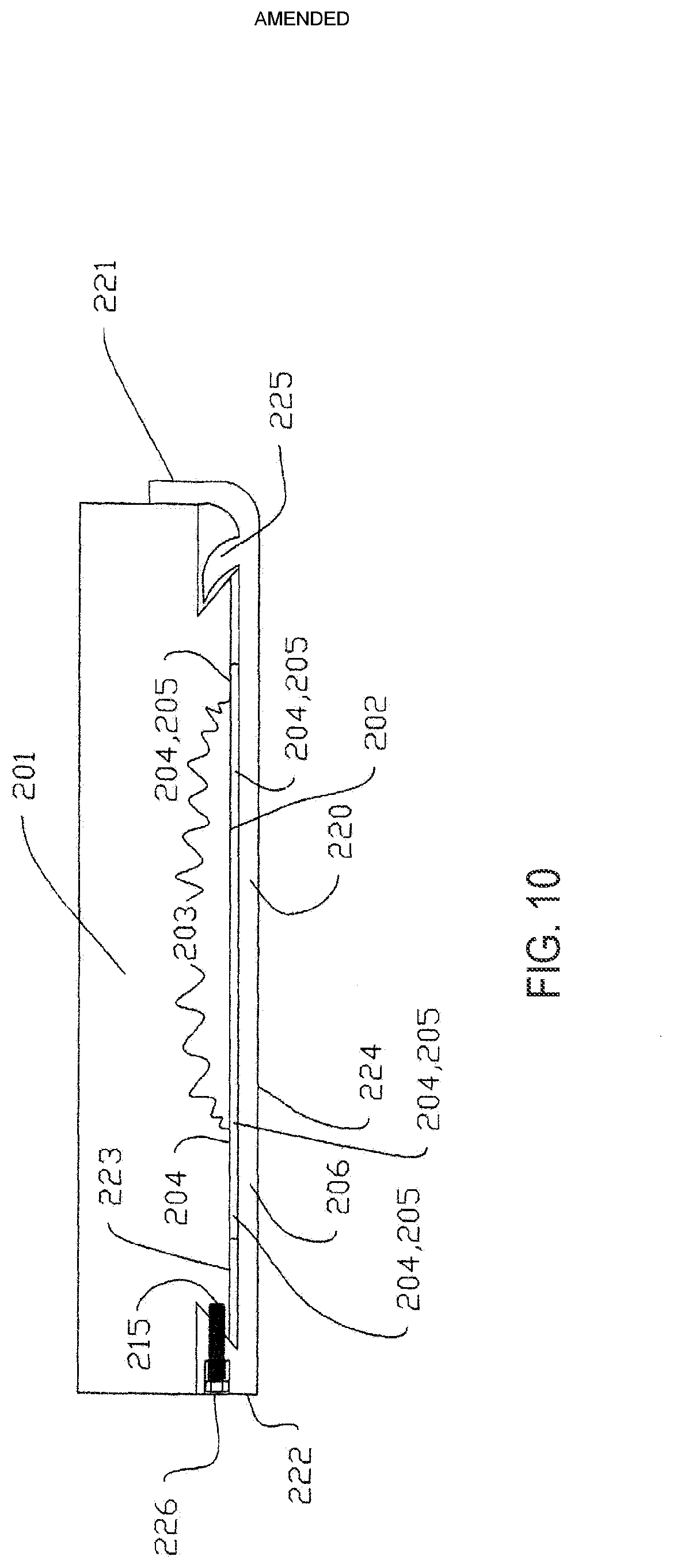 Patent USRE050152 Figure 10 – Modular screed plate assembly and method of assembling a screed plate