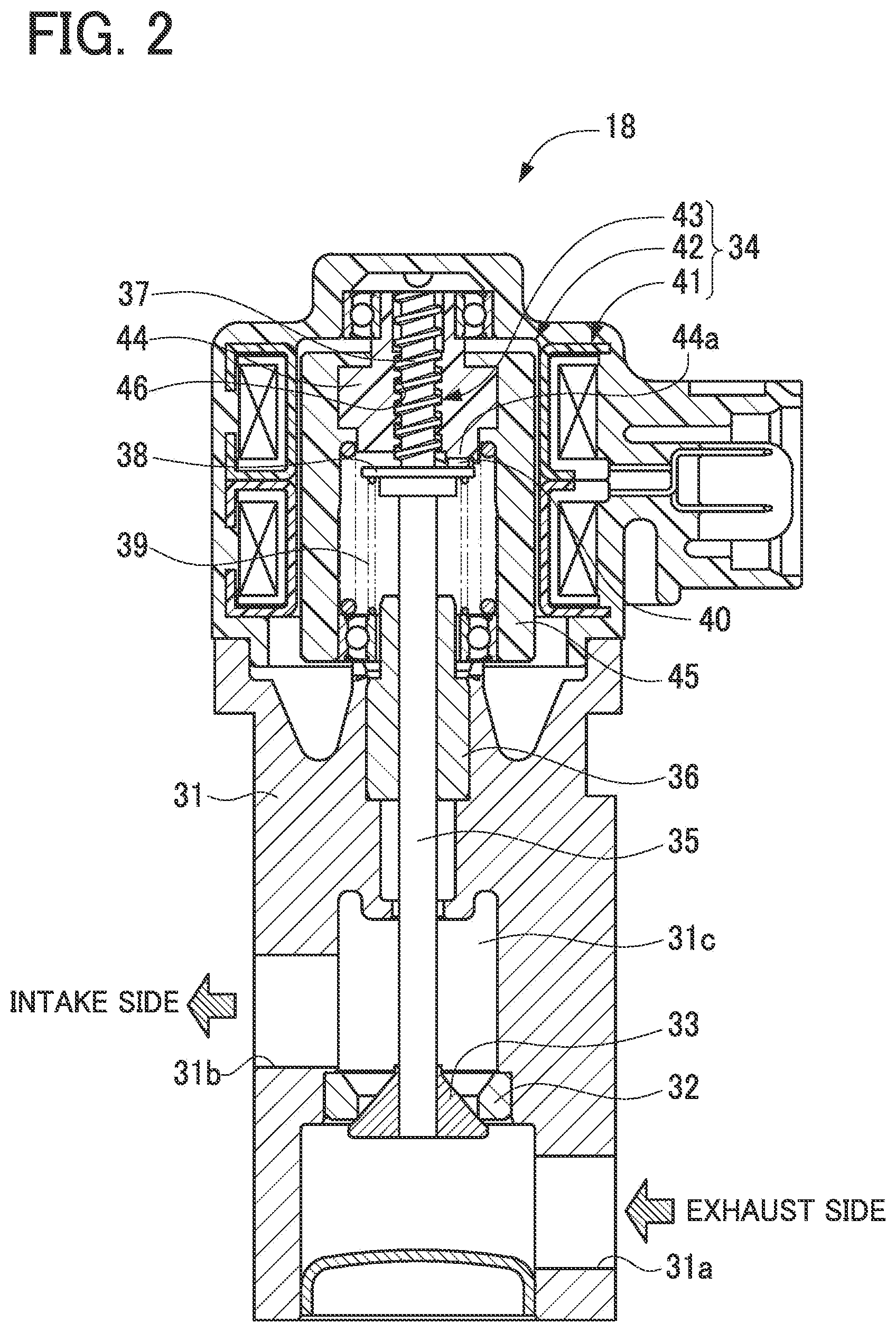 Patent USRE050153 Figure 2 – EGR apparatus of engine