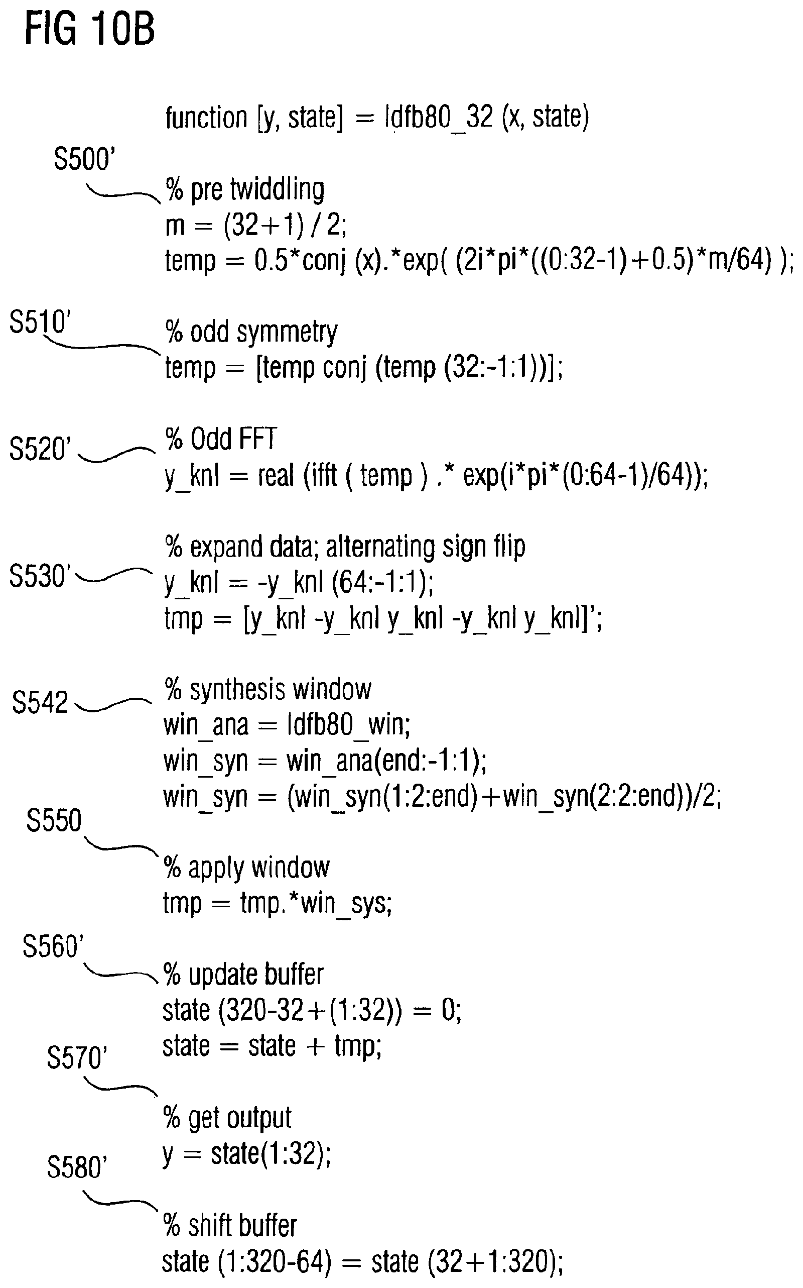 Patent USRE050158 Figure 18 – Apparatus and method for generating audio subband values and apparatus and method for generating time-domain audio samples