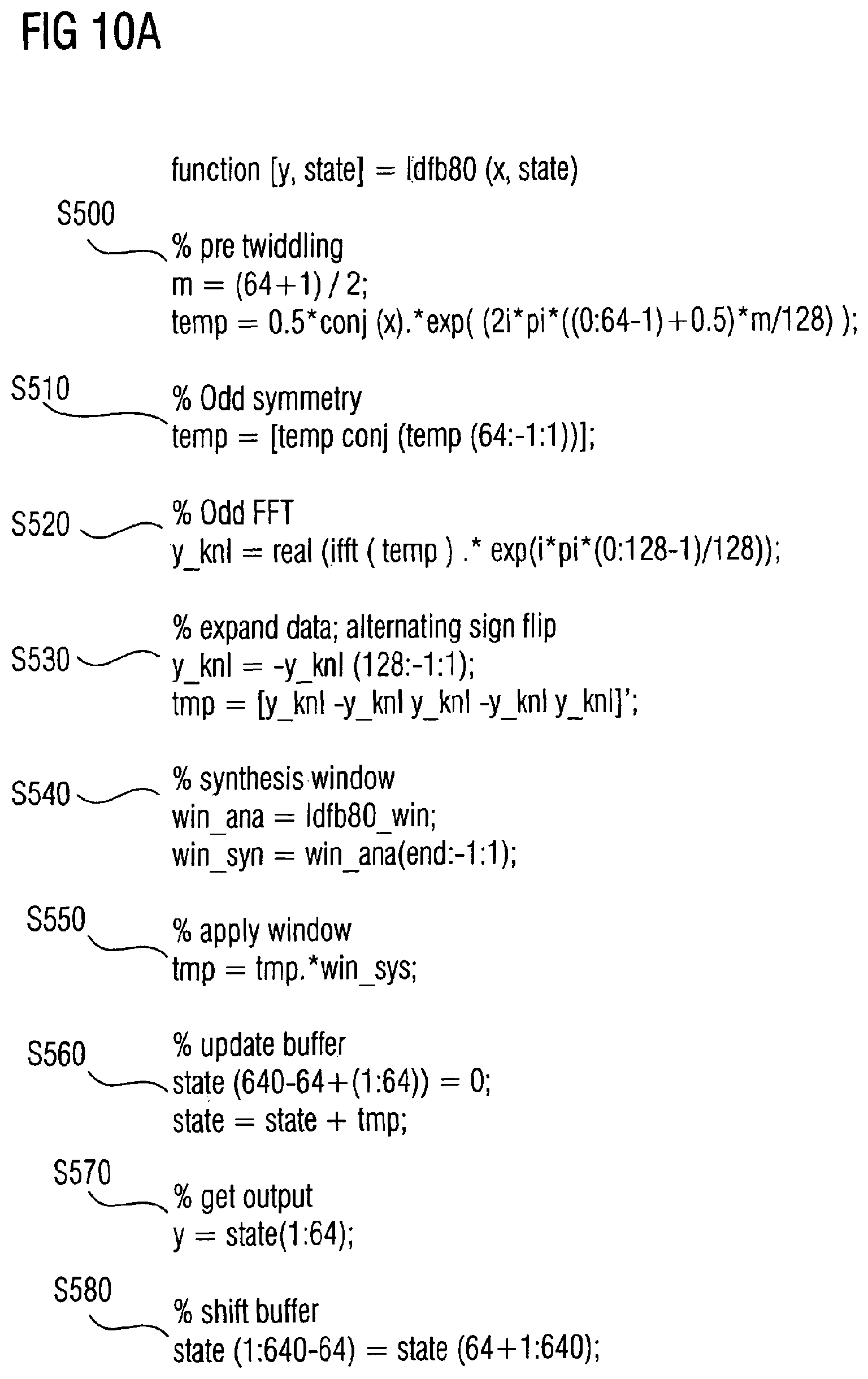 Patent USRE050159 Figure 17 – Apparatus and method for generating audio subband values and apparatus and method for generating time-domain audio samples