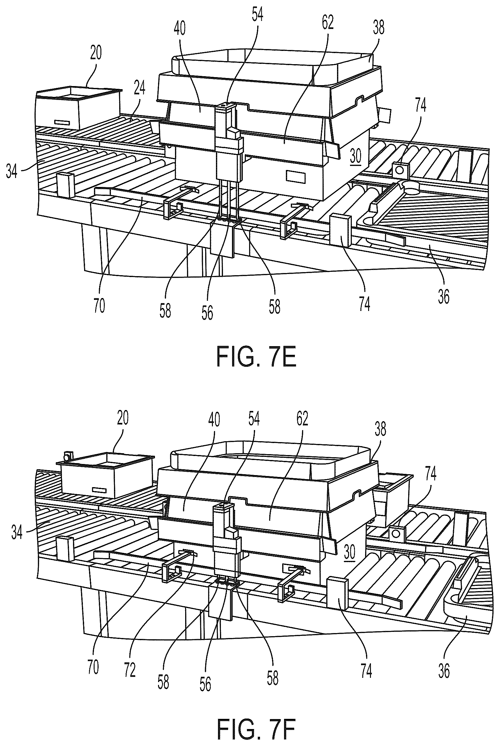 Patent US12297000 Figure 7 – Automated processing of container assembly systems and methods