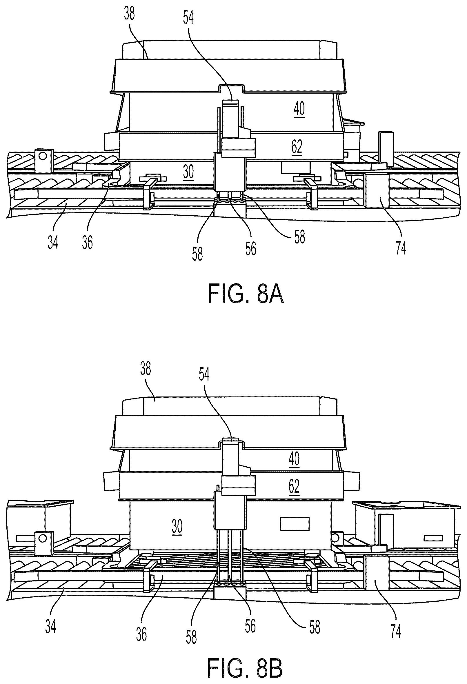 Patent US12297000 Figure 8 – Automated processing of container assembly systems and methods