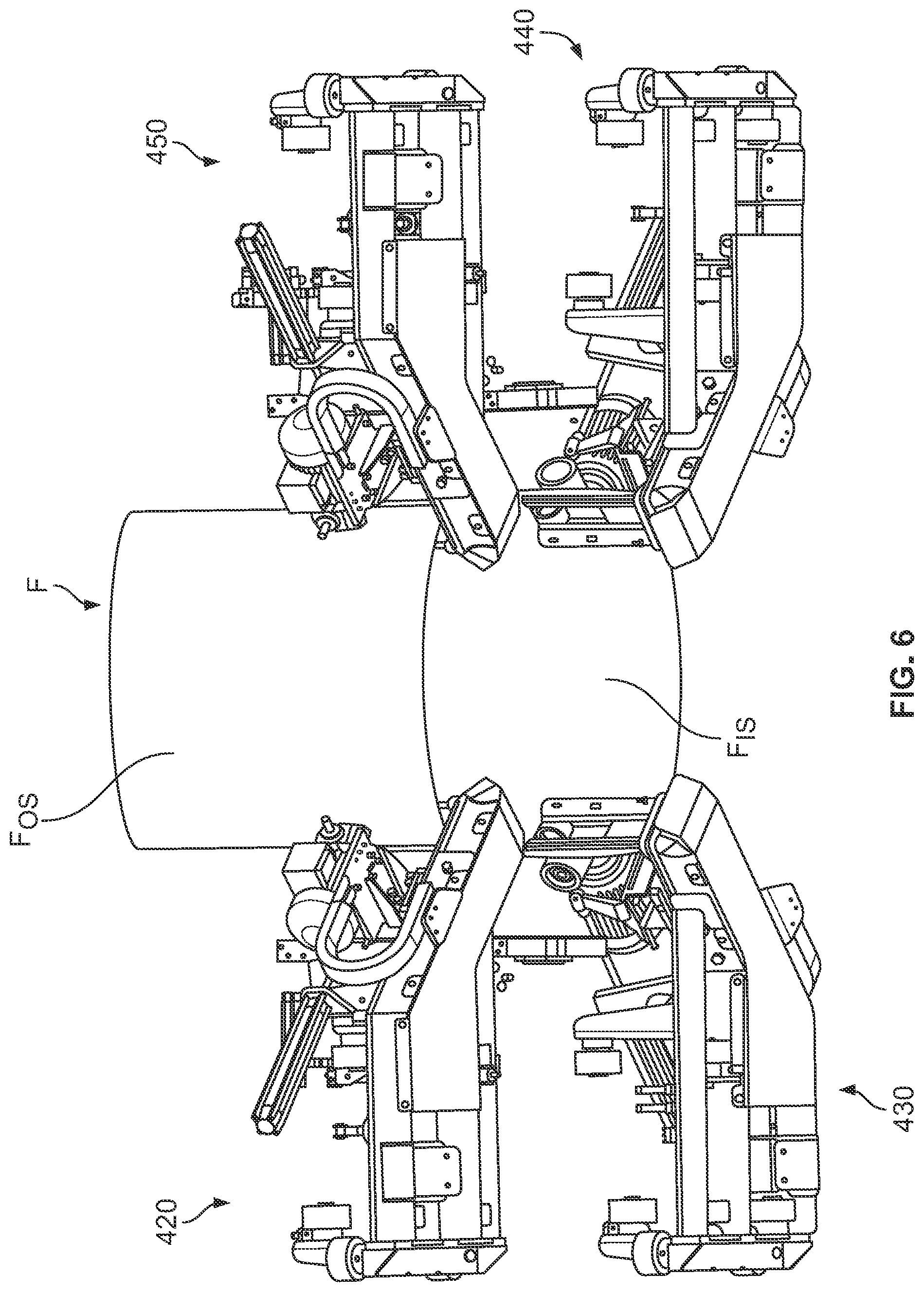 Patent US12297002 Figure 6 – Stretch-hood machine with film-evaluation feature