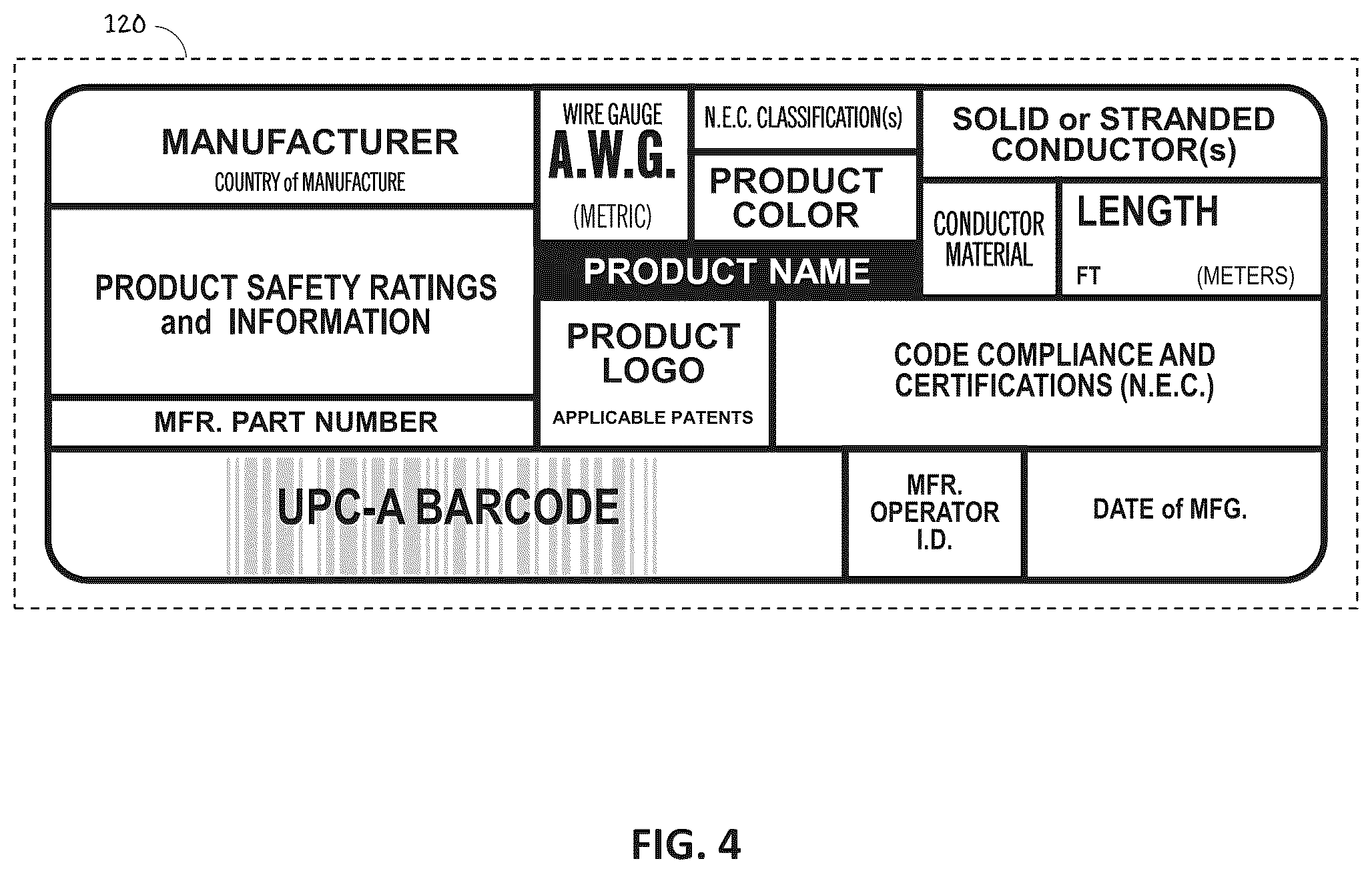 Patent US12297004 Figure 5 – Method and apparatus for applying a label to a spool or reel