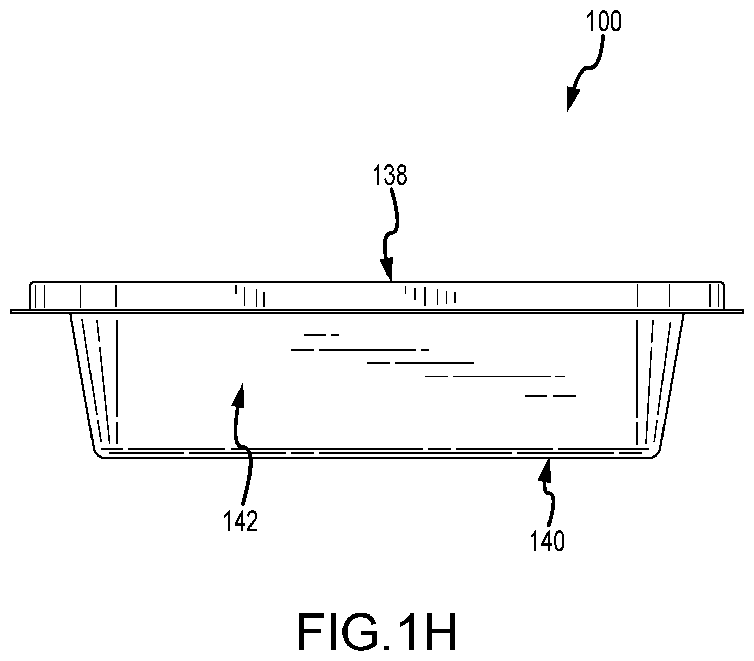 Patent US12297005 Figure 8 – Leak-resistant tray and lid