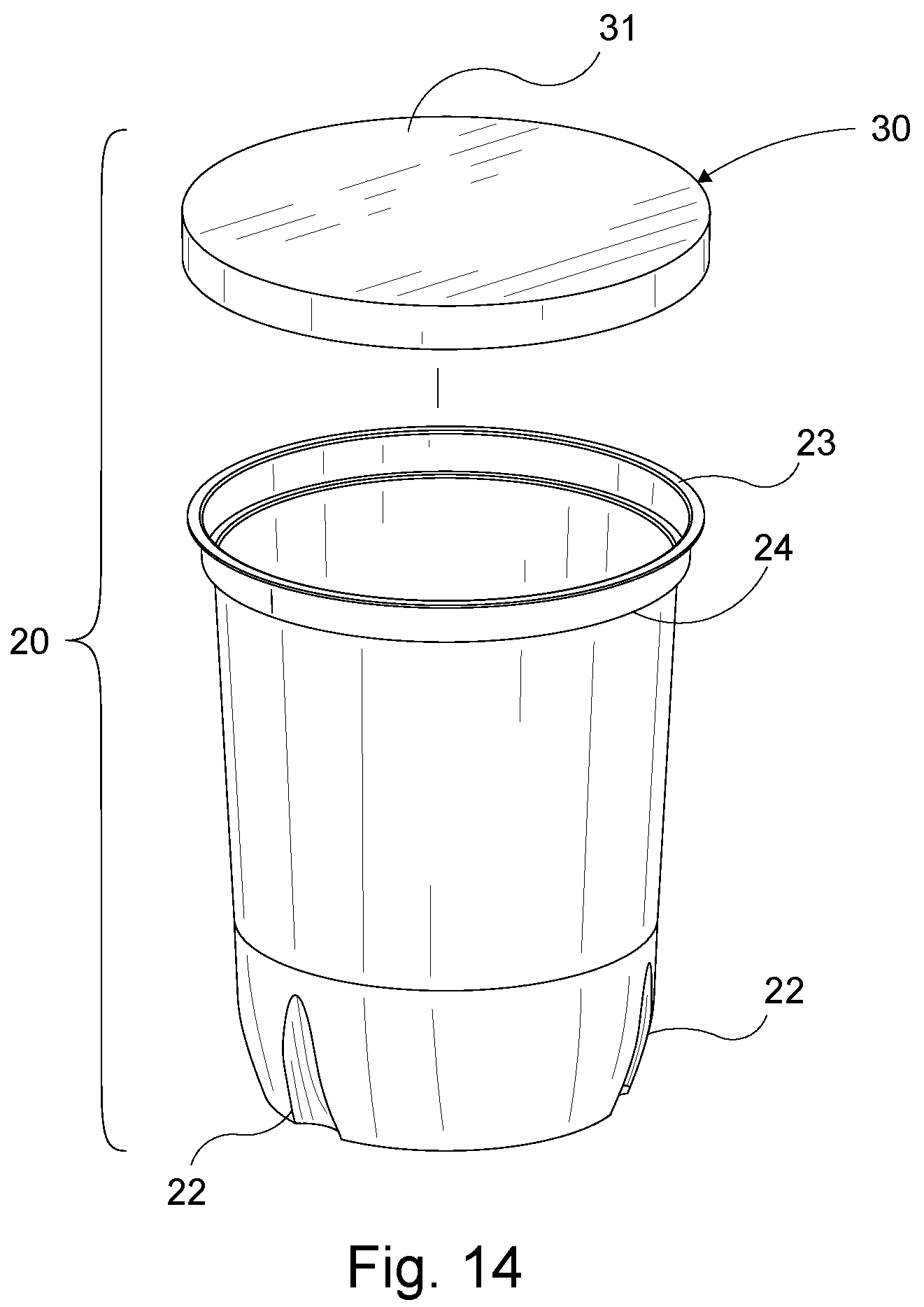 Patent US12297007 Figure 9 – Insulated food and/or beverage container system