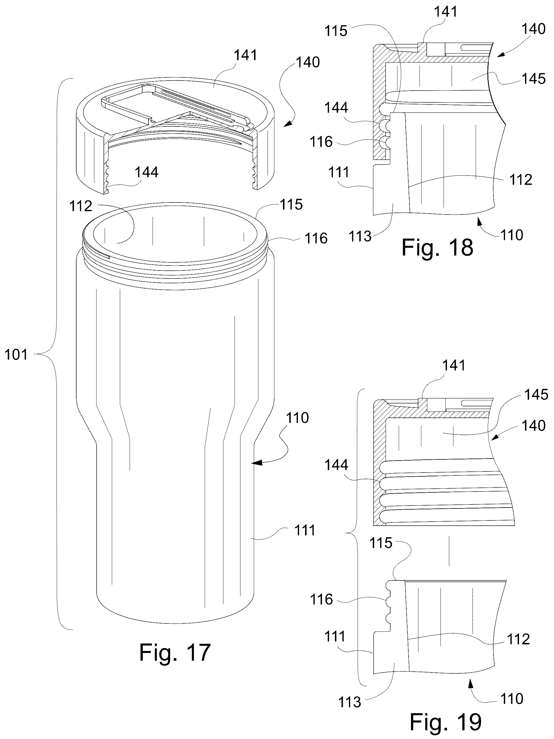 Patent US12297007 Figure 11 – Insulated food and/or beverage container system