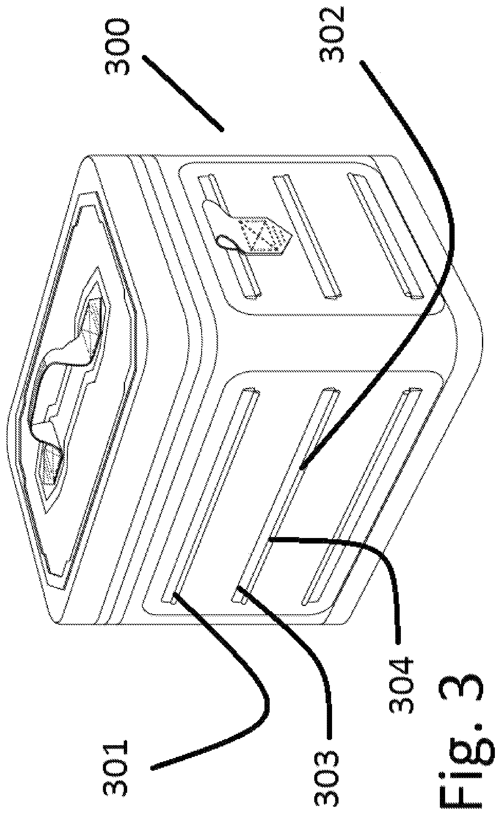 Patent US12297008 Figure 3 – Modular rail-based storage system