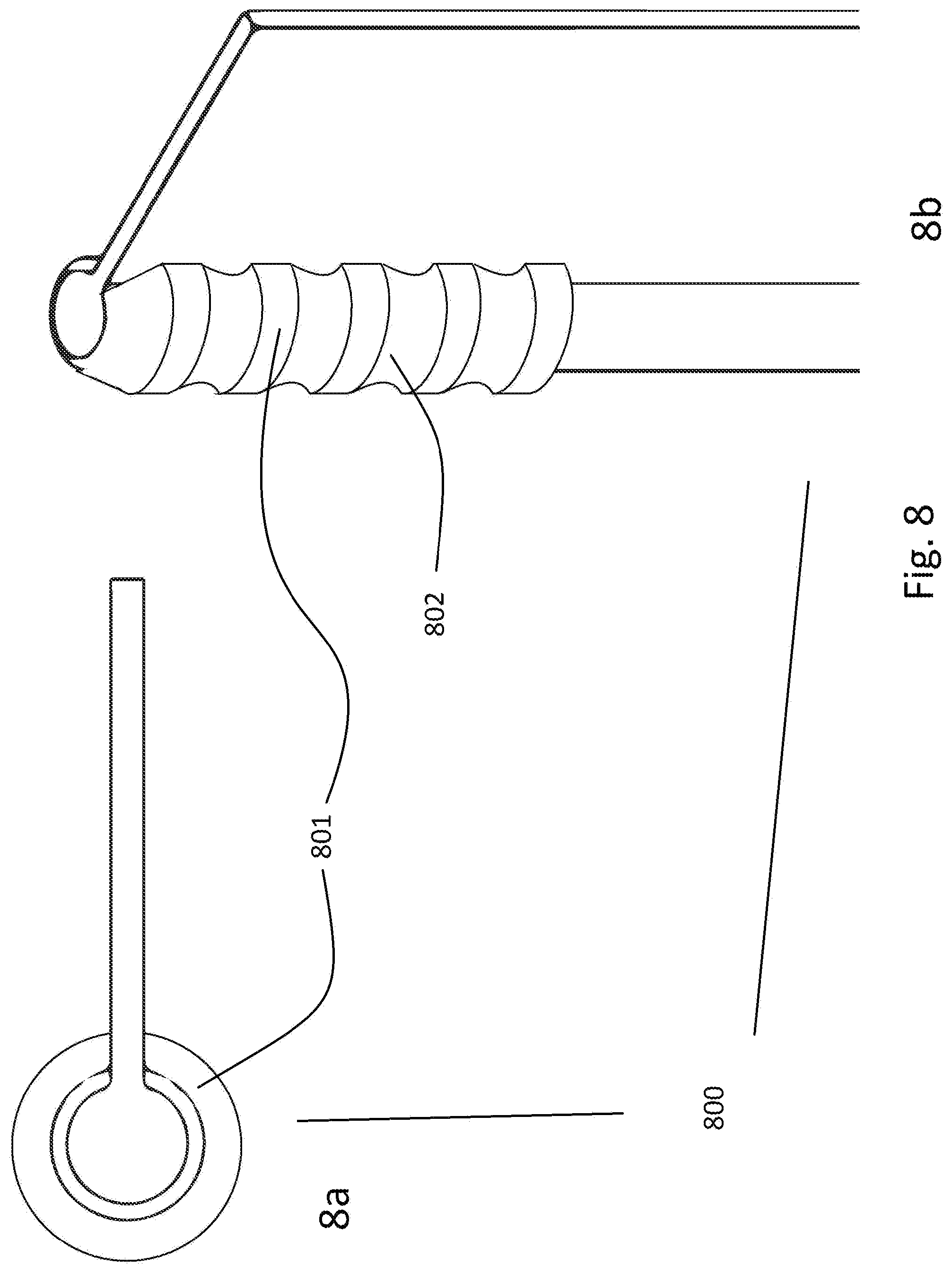 Patent US12297008 Figure 8 – Modular rail-based storage system