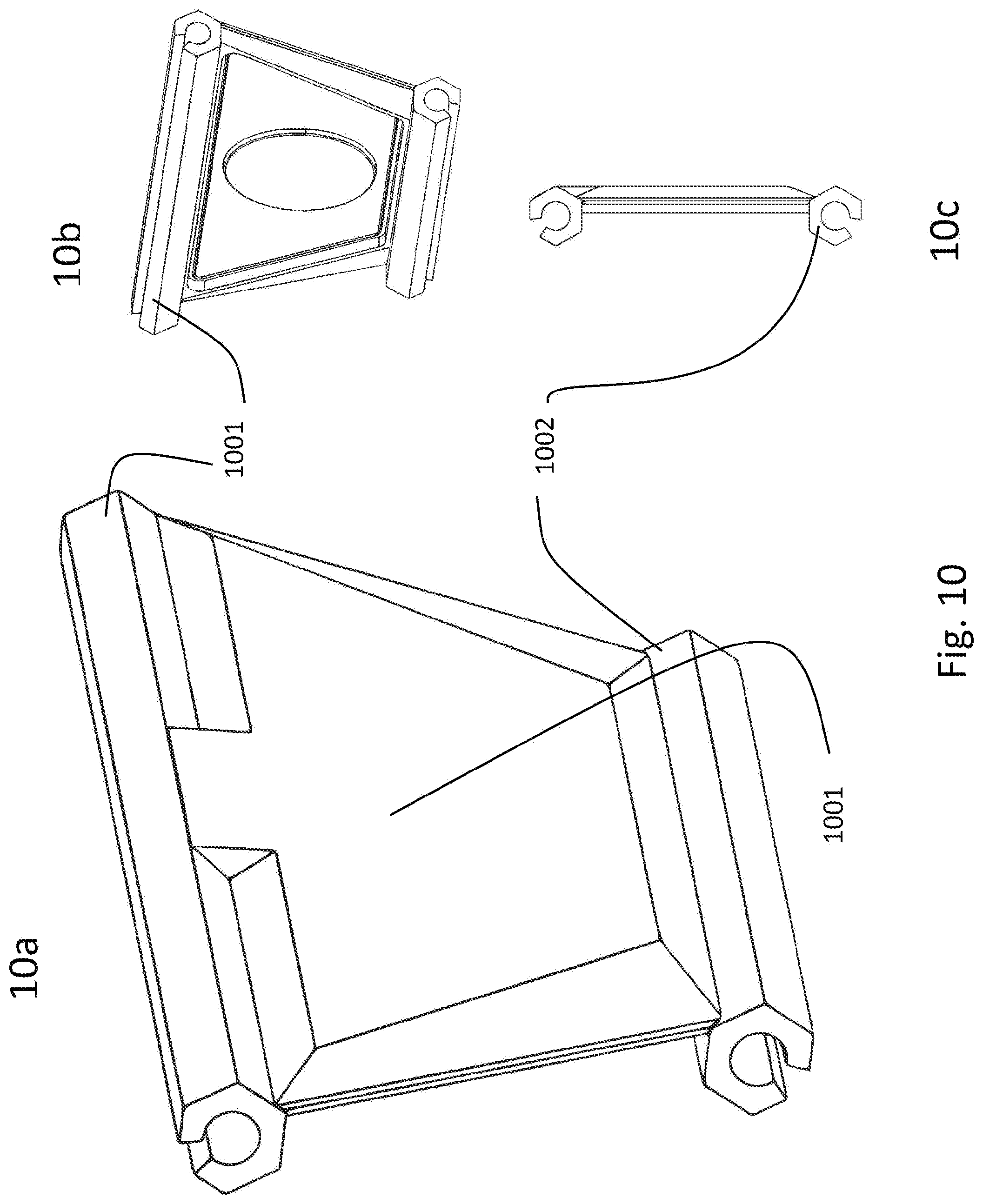 Patent US12297008 Figure 10 – Modular rail-based storage system