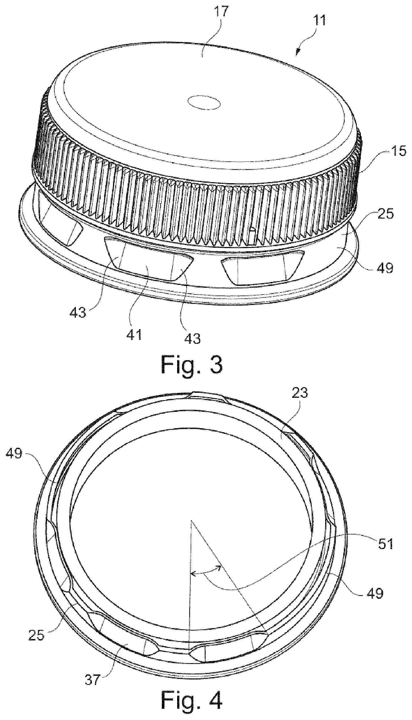 Patent US12297010 Figure 2 – Container closure