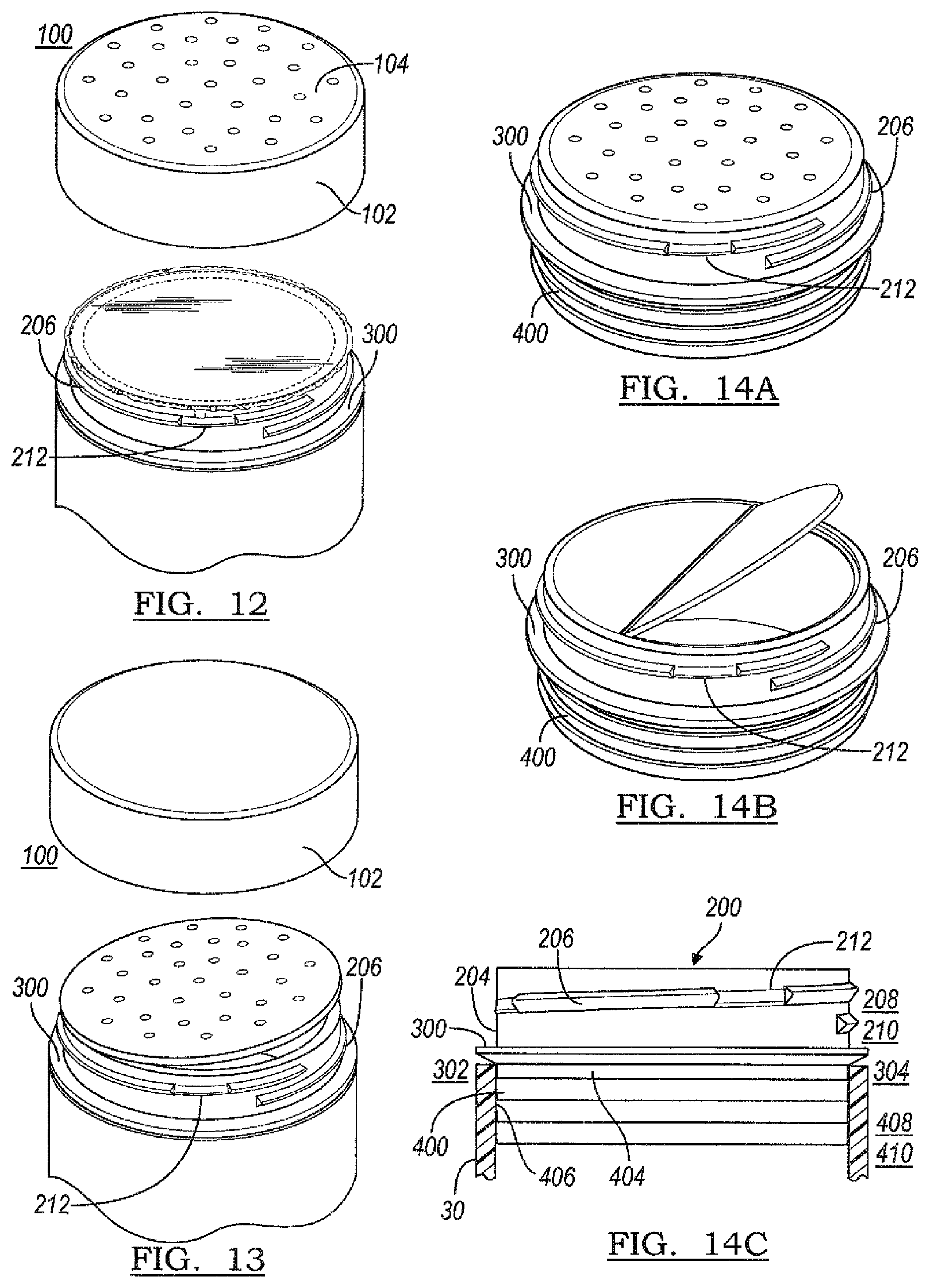 Patent US12297017 Figure 5 – Universal storage security implement for cannabis containers