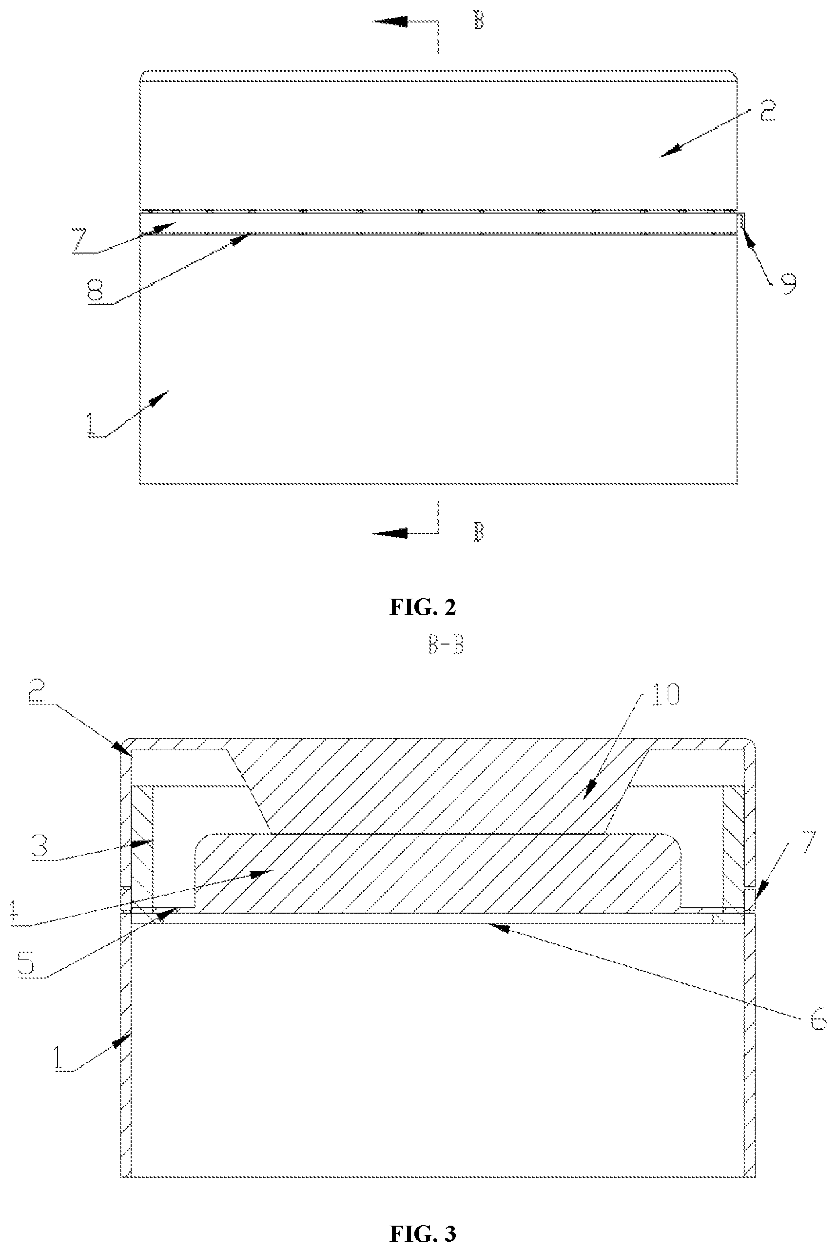 Patent US12297019 Figure 2 – Bottle cap with independent stock bin