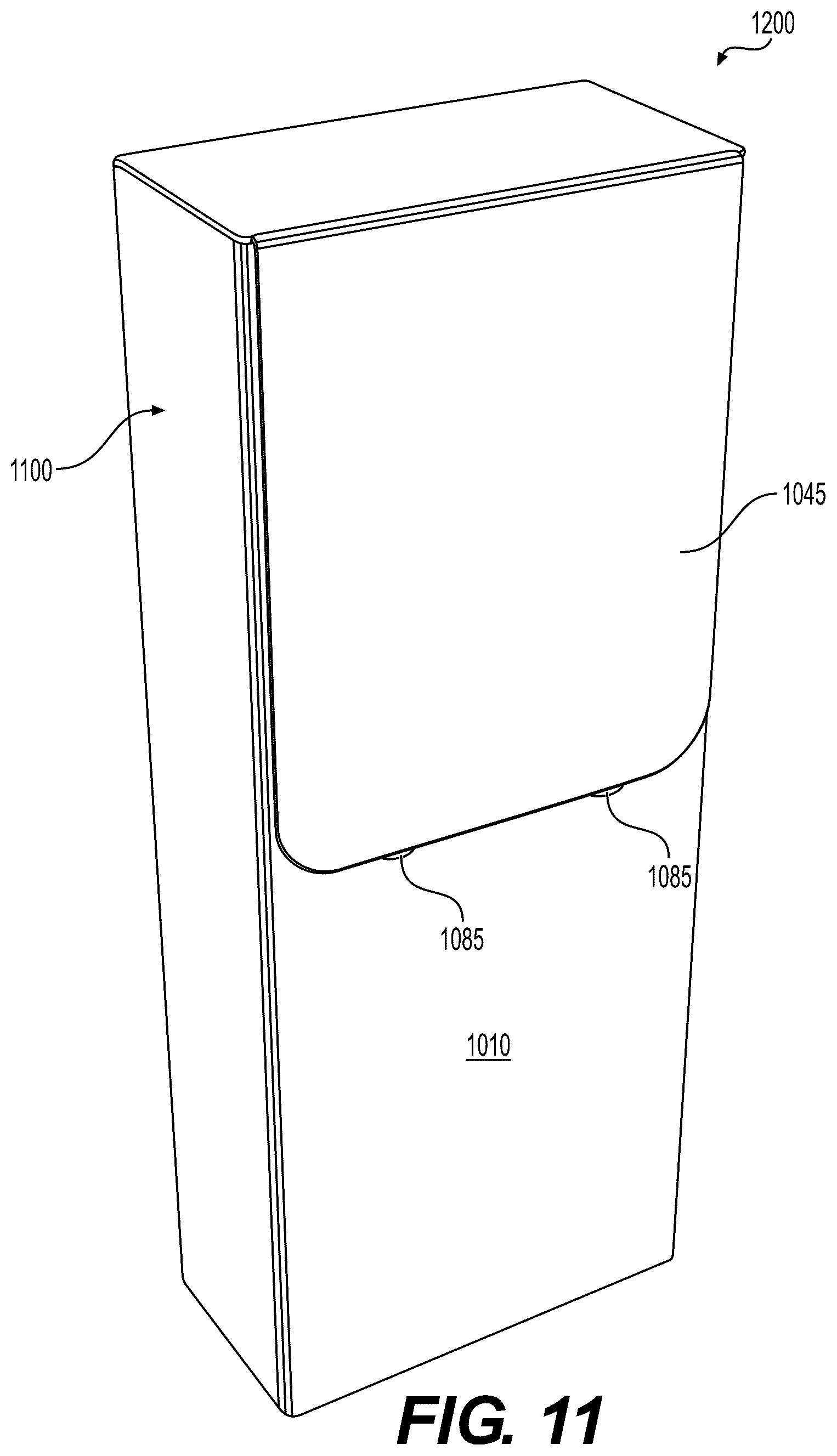 Patent US12297022 Figure 15 – Insert with undercuts
