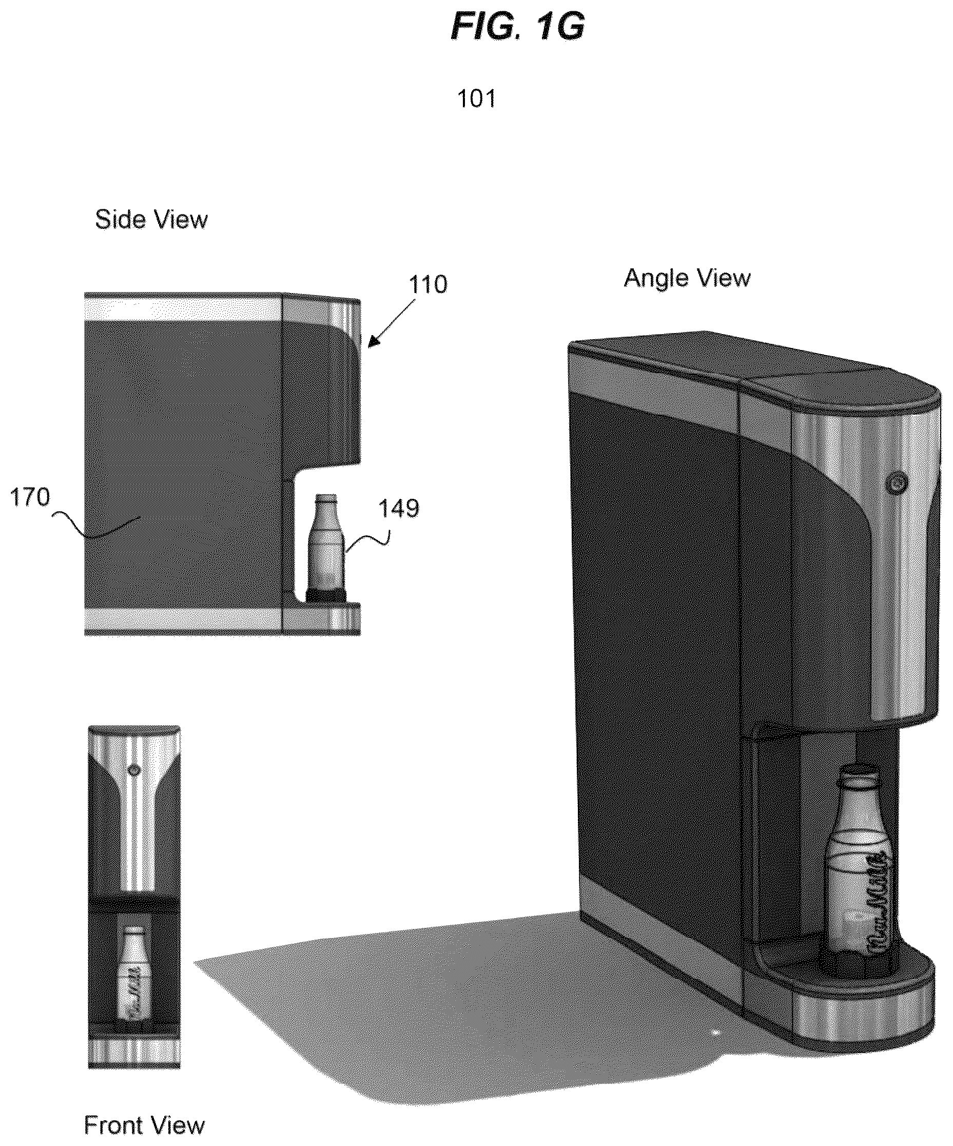 Patent US12297023 Figure 7 – System and method for dispensing a food and beverage product