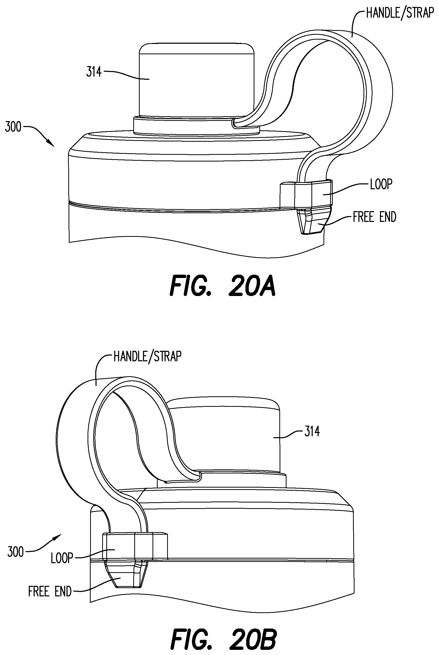 Patent US12297024 Figure 13 – Container with an inner body, an outer body, and a detachable cover